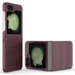 Samsung Galaxy Z Flip6 Couvercle en plastique flexible – Vinrødeiderwood Samsung Galaxy Z Flip6 Couvercle en plastique flexible – Vine Red