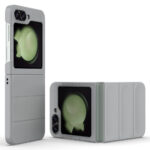 Samsung Galaxy Z Flip6 Couvercle en plastique flexible – Gris clair Samsung Galaxy Z Flip6 Couvercle en plastique flexible – Gris clair