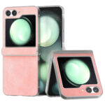 Samsung Galaxy Z Flip6 Cuir – Olucle Couvre en plastique – Pinkdiderwood Samsung Galaxy Z Flip6 Cuir – Olut Couvre en plastique – Pink