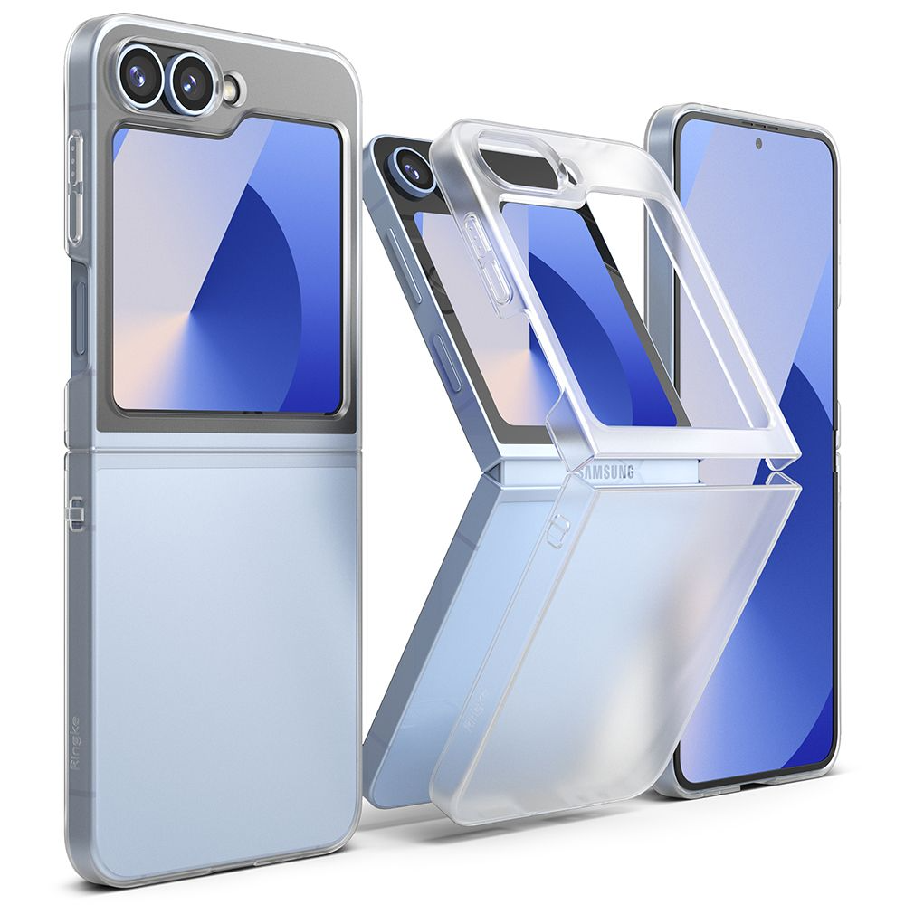 Samsung Galaxy Z Flip6 Ringke Slim Plastic Cover – Mat transparent Samsung Galaxy Z Flip6 Ringke Slim Plastic Cover – Mat transparent 3