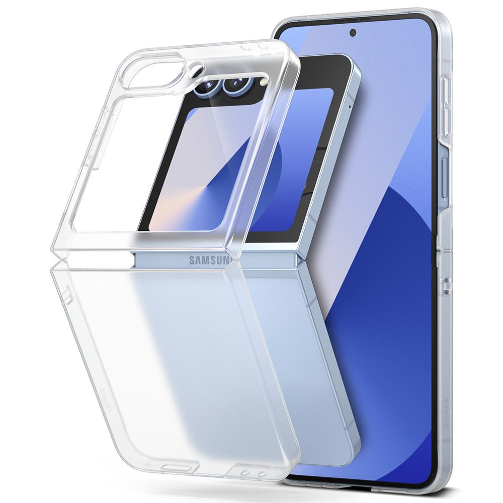 Samsung Galaxy Z Flip6 Ringke Slim Plastic Cover – Mat transparent Samsung Galaxy Z Flip6 Ringke Slim Plastic Cover – Mat transparent