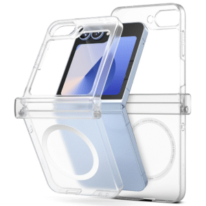 Samsung Galaxy Z Flip6 Ringke Slim Hinge Couvre en plastique – Magsafe Compatible – Mat transparent Samsung Galaxy Z Flip6 Ringke Slim Hinge Plastic Cover – Magsafe Compatible – Mat Transparent
