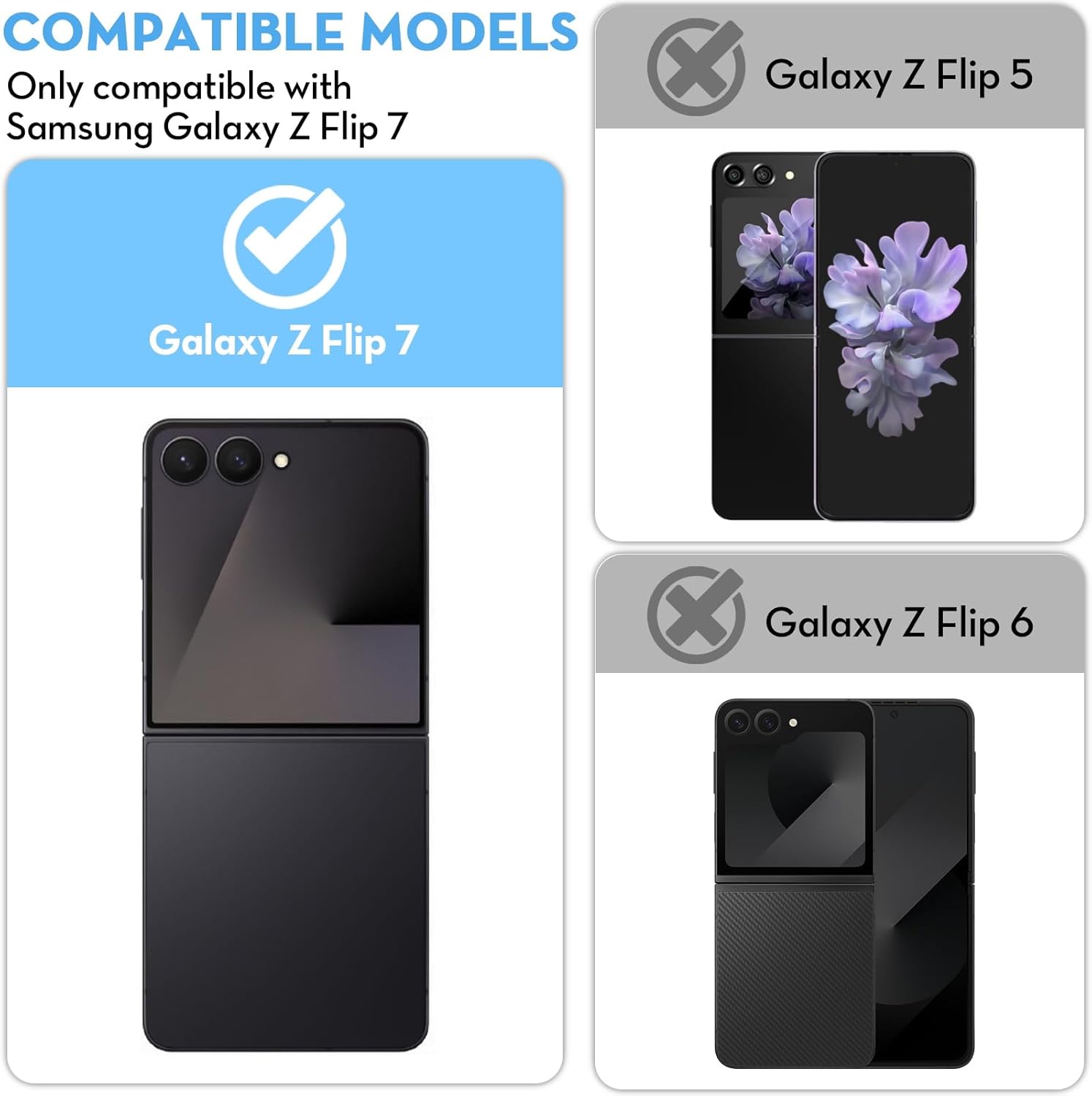 Case FewDew pour Samsung Galaxy Z Flip 7 avec protecteur d'écran et charnière, case rotation rotative à 360 °, couvercle de boîtier à amortisseur Galaxy Z Flip 7, menthe – Image 3