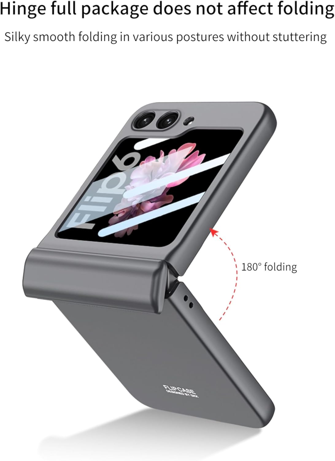 Coque galaxy z flip 6 - COQUE Coque Galaxy Z Flip 6 5G, Film de Protection Tout Compris à Charnière Pliante Intégrée, Housse de Téléphone Pliante pour Samsung Galaxy Z Flip 6 5G - Or – Image 9