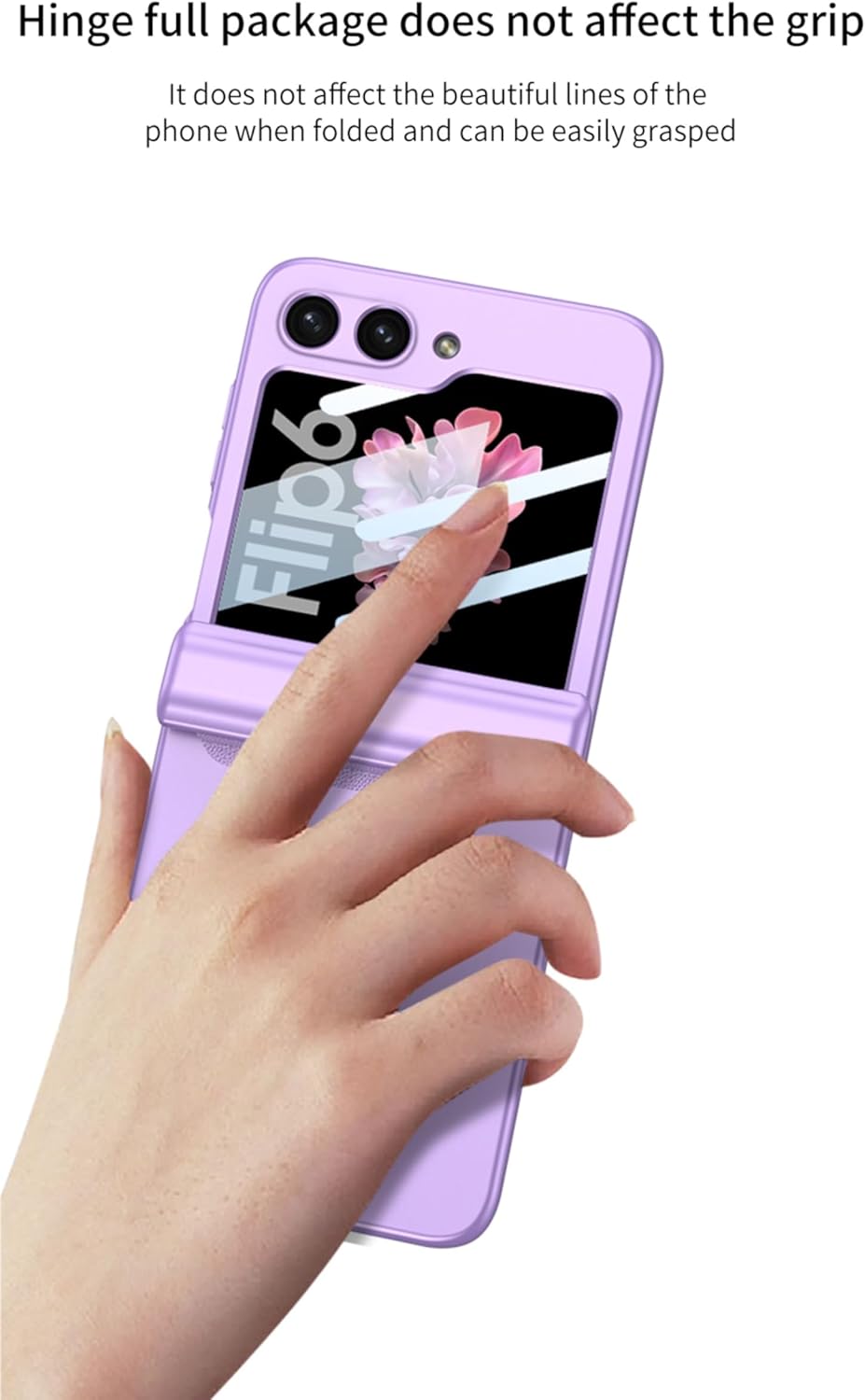 Coque galaxy z flip 6 - COQUE Coque Galaxy Z Flip 6 5G, Film de Protection Tout Compris à Charnière Pliante Intégrée, Housse de Téléphone Pliante pour Samsung Galaxy Z Flip 6 5G - Or – Image 5