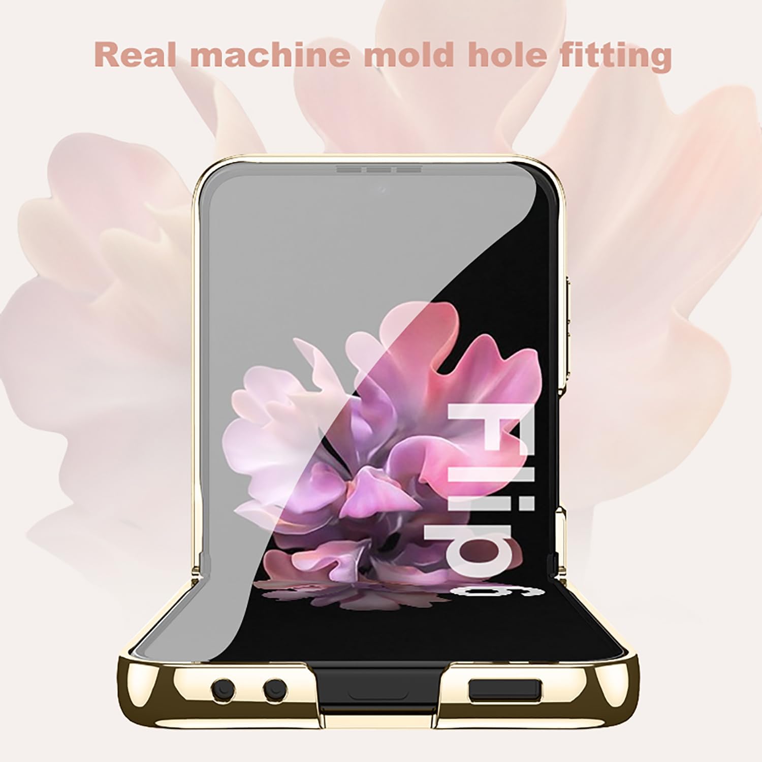 Coque galaxy z flip 6 - COQUE Galaxy Z Flip 6 5G, Ultra Mince 9H Verre Peint Brillant, Étui de Téléphone Pliable pour Samsung Galaxy Z Flip 6 5G-Lingge Rouge – Image 10