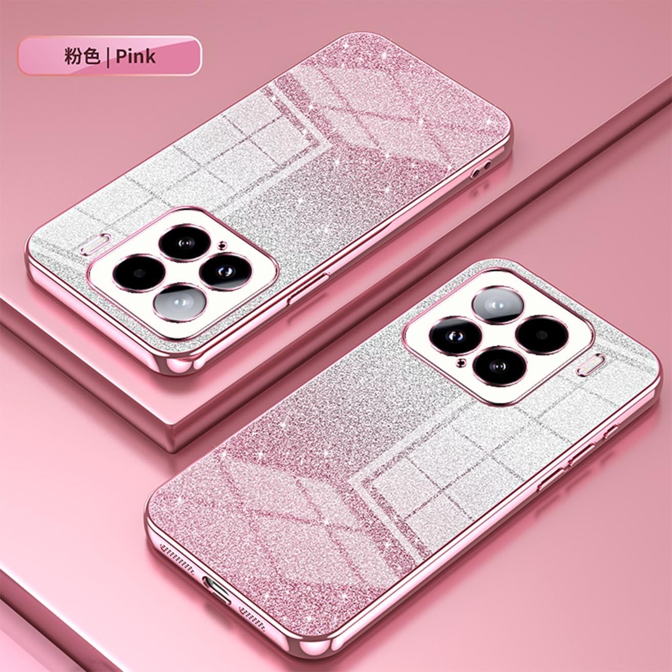Yueqian Sparkling Case pour Xiaomi 15 5G, très mince paillette paillette à paille – Image 3