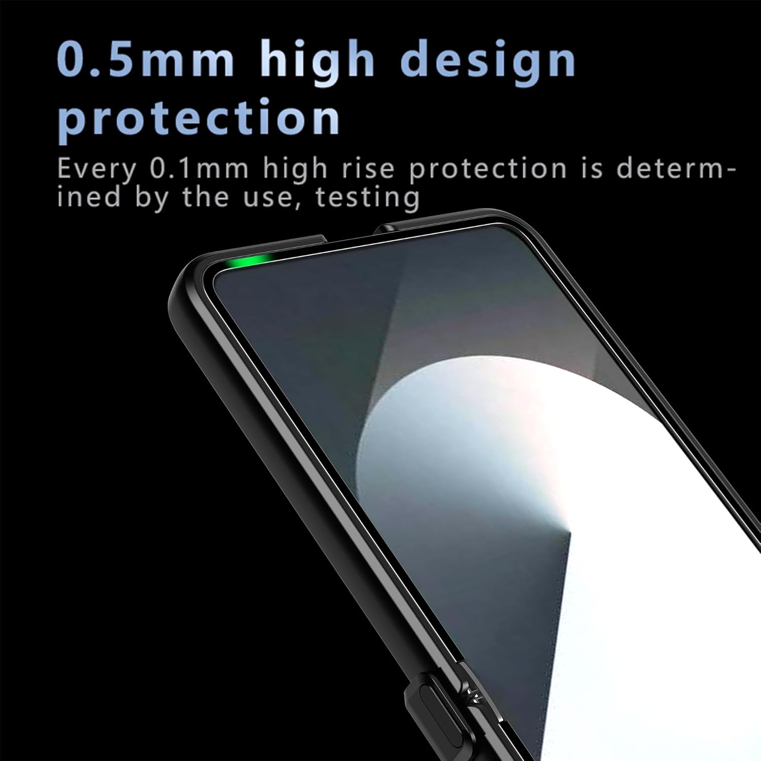 Effcotuo Coque Magnétique pour Samsung Galaxy Z Flip 7 5G avec MagSafe, Anti-Chute Silicone Souple + Acrylique Givré, Translucide Mat Back Case Cover Slim Antichoc - Noir – Image 8
