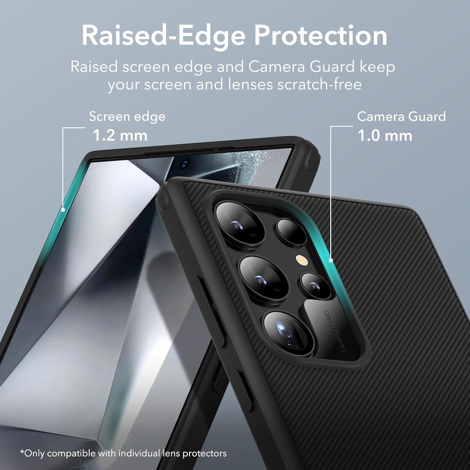 Coque samsung S24 - ESR Samsung Galaxy S24 Ultra Case, Kickstand S24 Ultra Case avec 3 modes de stand, protection de gouttes de qualité militaire, étui mince avec des chocs avec Kickstand breveté, série Boost, noir – Image 6