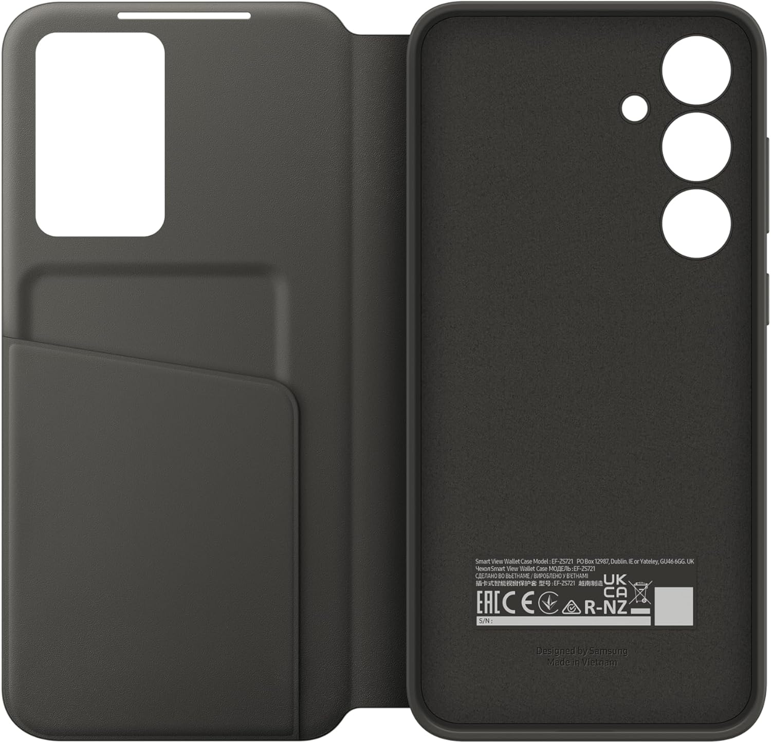 Coque samsung S24 - Samsung Smart View Wallet Case pour S24 Fe Black – Image 6