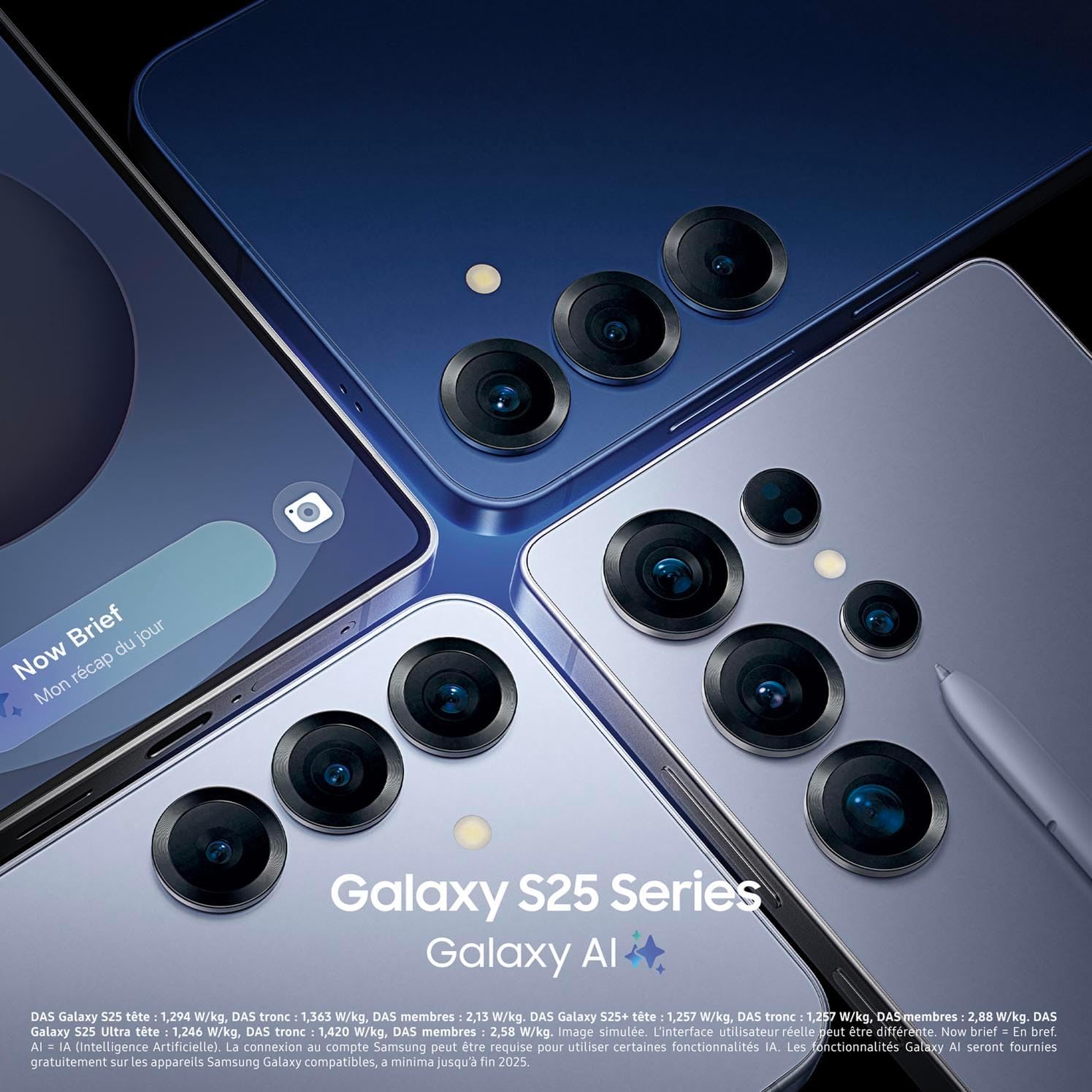 Samsung s25 Edge - Samsung Galaxy S25, Smartphone Android 5G avec Galaxy AI, 512 Go, Chargeur Secteur Rapide 25W Inclus, Smartphone Débloqué, Bleu Nuit, Version FR – Image 12