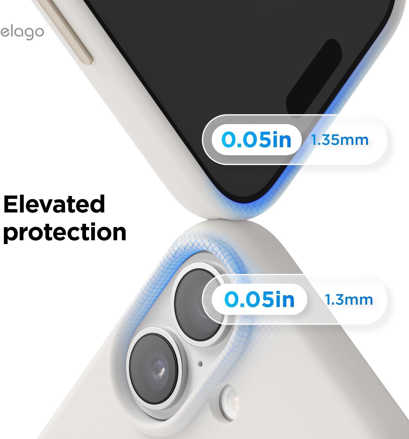 Coque iPhone 17 - elago Coque en silicone magnétique compatible avec iPhone 17, compatible avec tous les accessoires MagSafe - Silicone liquide de qualité supérieure, antichoc, fine (pierre) – Image 9