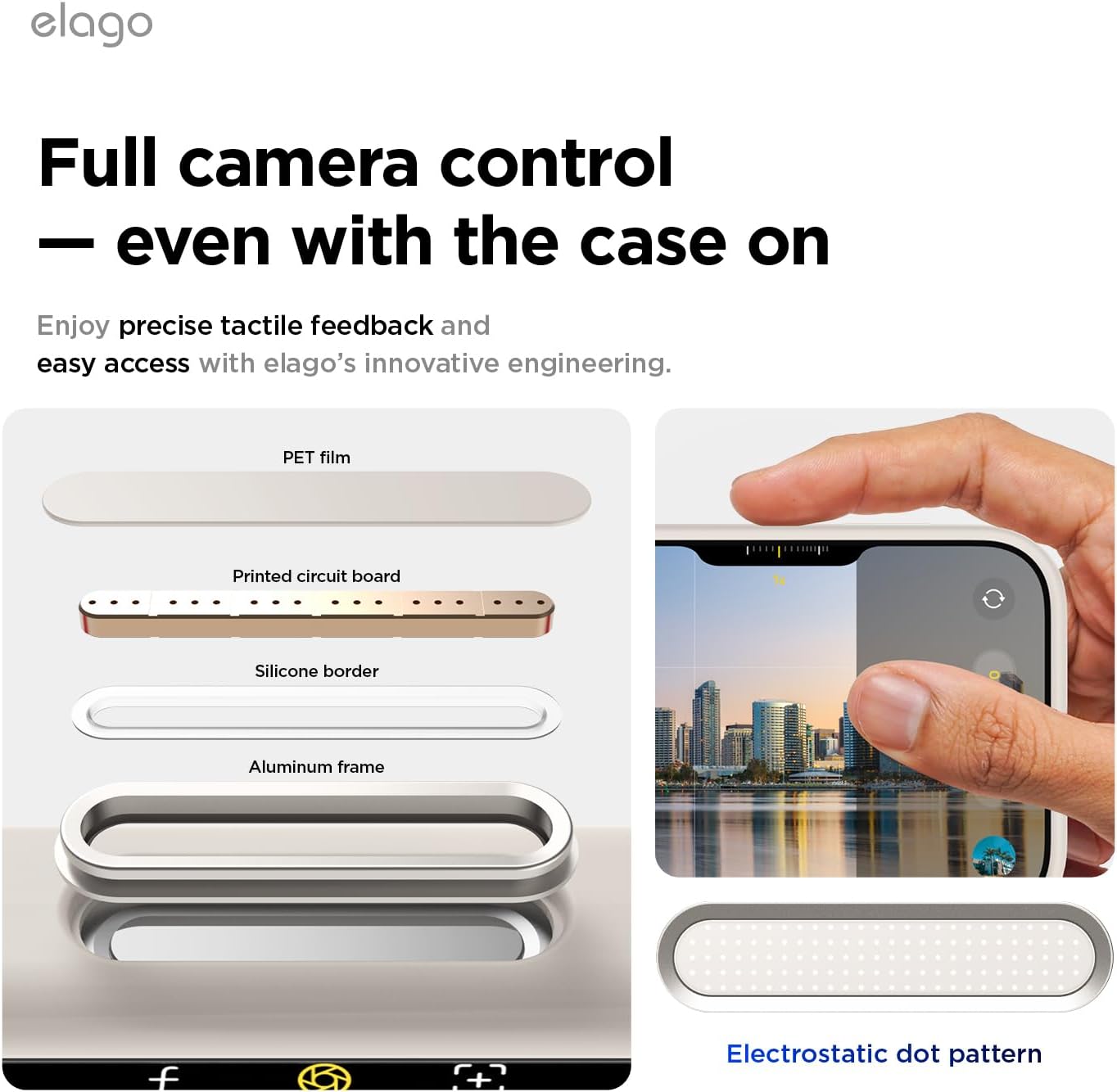 Coque iPhone 17 - elago Coque en silicone magnétique compatible avec iPhone 17, compatible avec tous les accessoires MagSafe - Silicone liquide de qualité supérieure, antichoc, fine (pierre) – Image 4