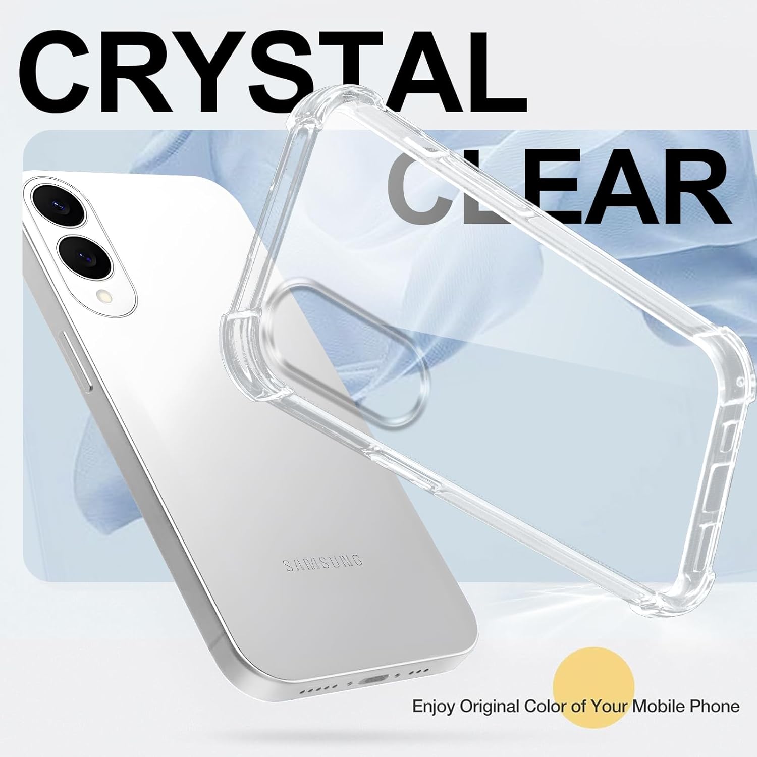 Samsung s25 Edge - Coque avec cordon pour Samsung Galaxy S25 Edge, coque de téléphone réglable avec lanière, transparente, ultra douce, en silicone TPU, résistante aux chocs, noir – Image 5