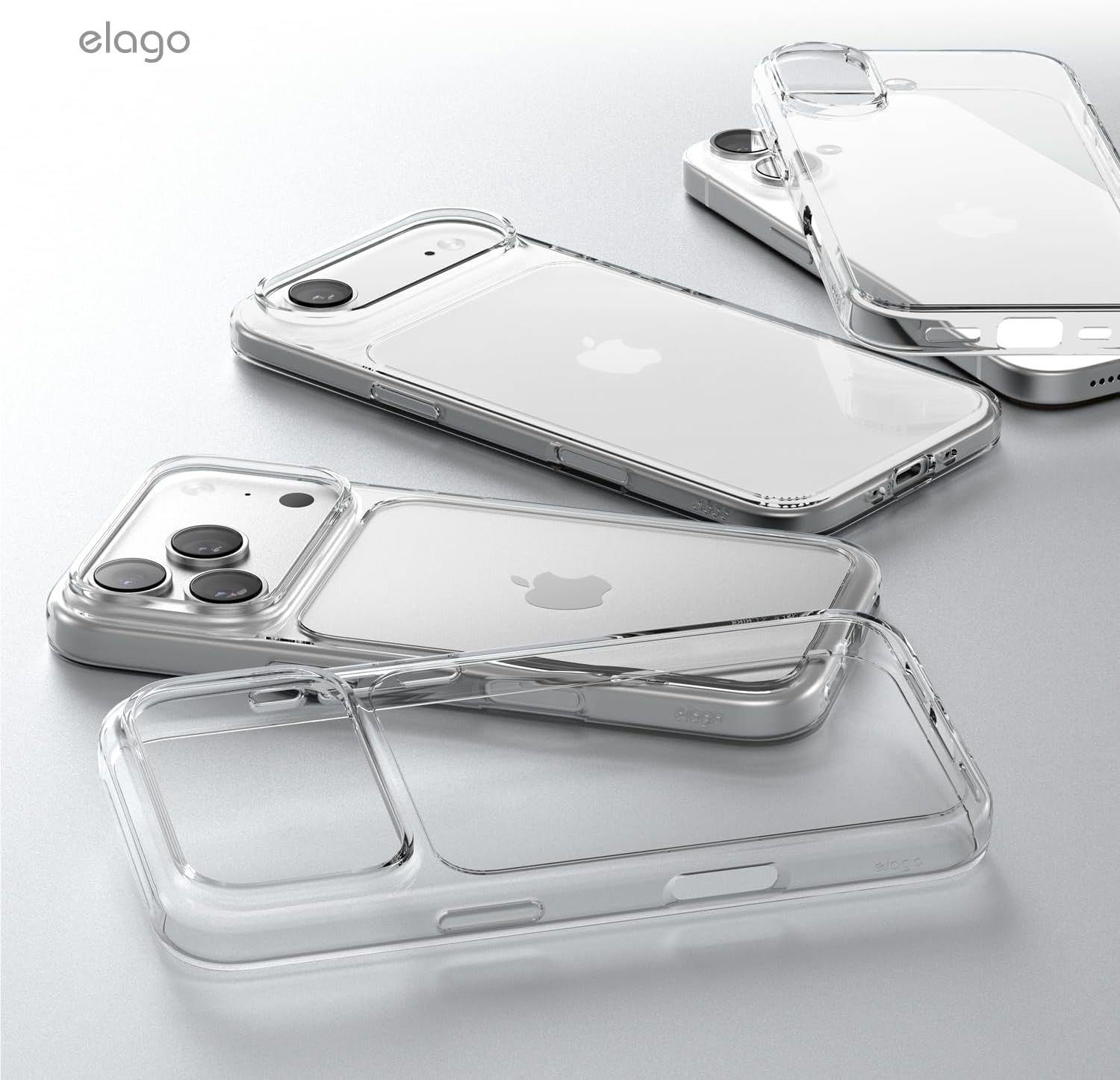 Coque iPhone 17 - elago Coque hybride transparente compatible avec iPhone 17 6,3" – Technologie hybride PC + TPU, coque de protection antichoc, fine, transparente (transparent) – Image 9