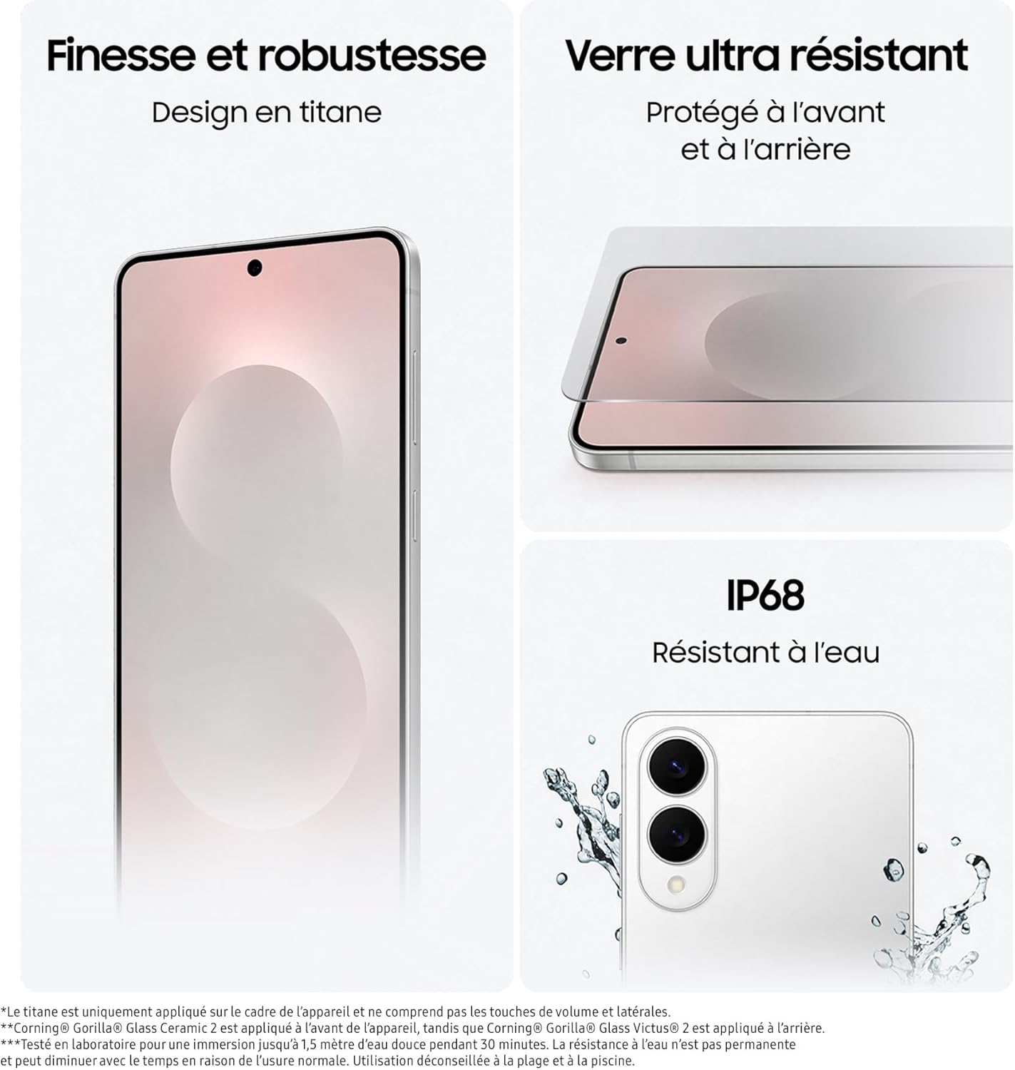 Samsung s25 Edge - Samsung Galaxy S25 Edge, Smartphone Android 5G avec Galaxy AI, 256 Go, Chargeur Secteur Rapide 25W Inclus, Smartphone Débloqué, Noir Titane Absolu, Version FR – Image 10