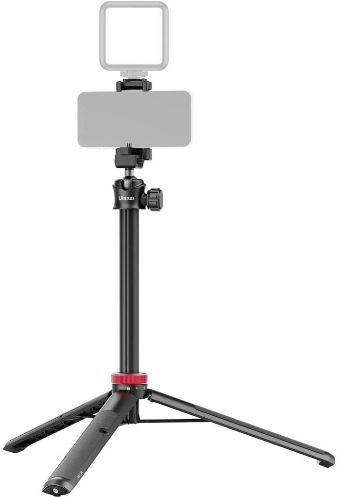 iphone 13 - ULANZI MT-44 Perche à selfie Bluetooth, 147 cm, trépied portable 2 en 1 pour appareils photo de smartphone avec rotule à 360°, support de téléphone, filetage 1/4", trépied compact pour Sony Samsung iPhone – Image 5