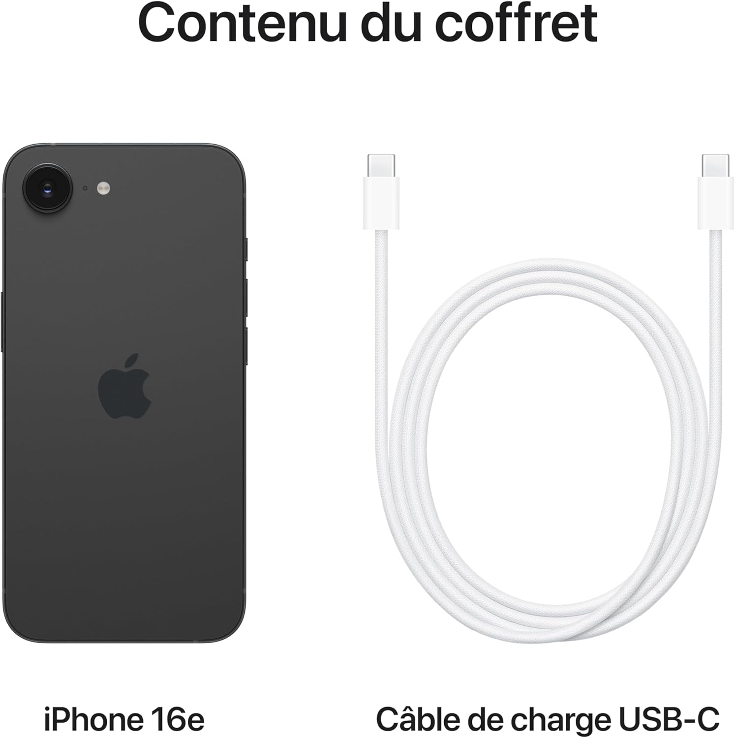 iphone 13 - Apple iPhone 16e 128 Go : conçu pour Apple Intelligence, puce A18, gamme de tailles, appareil photo Fusion 48MP, écran Super Retina XDR de 6,1 pouces ; Noir – Image 7