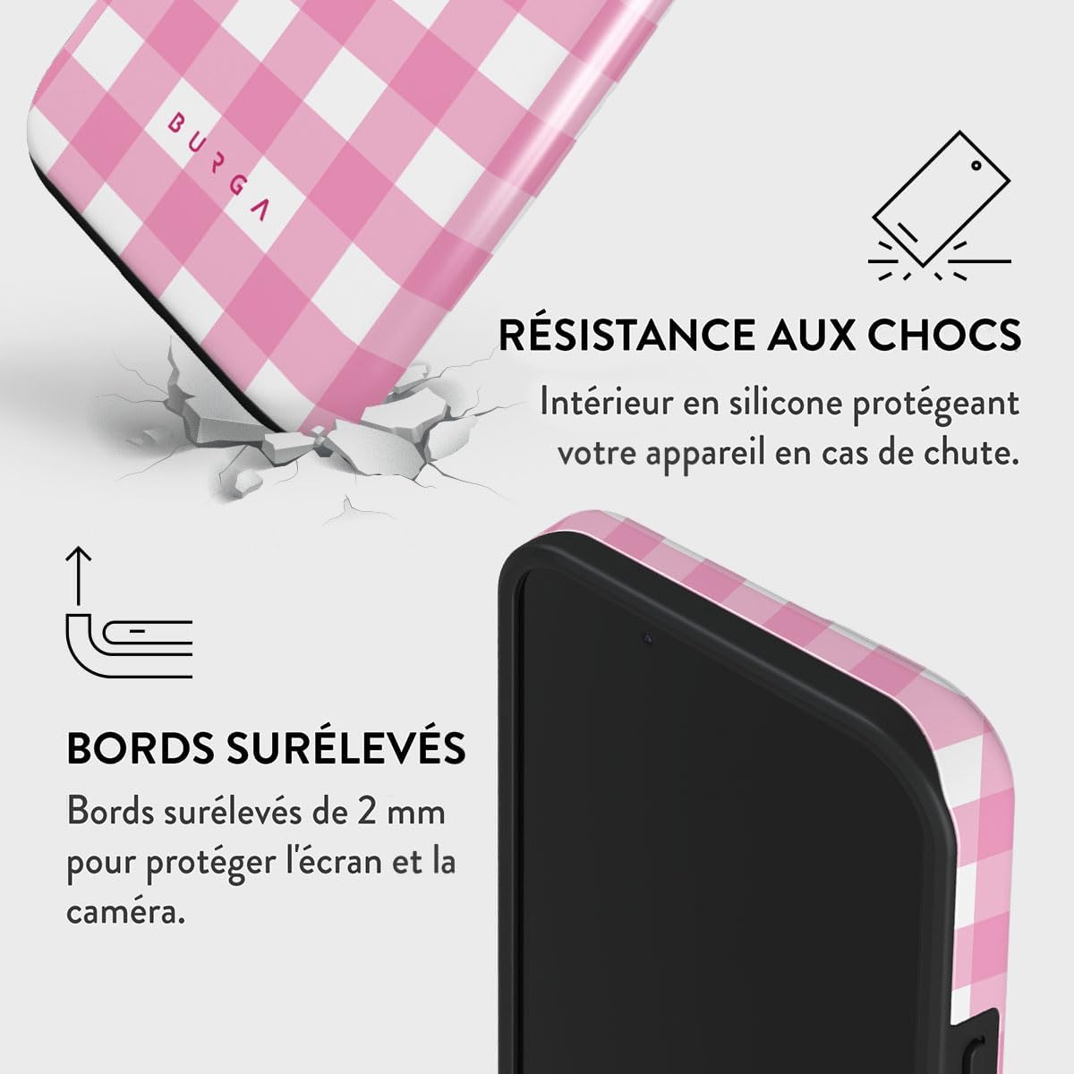 coque iphone 13 - BURGA Coque pour iPhone 13 – Jolie coque de téléphone tendance avec motif esthétique, protection rigide adaptée aux téléphones iPhone 13 pour hommes et femmes – Image 5