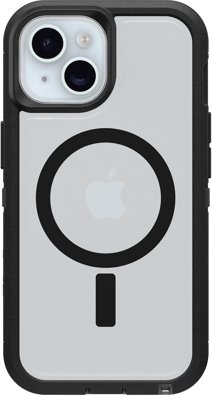 iphone 13 - OtterBox Defender XT Coque pour SKITTLES avec MagSafe, Antichoc, anti-chute, robuste, supporte 5 x plus de chutes que la norme militaire, Transparent/Noir – Image 3