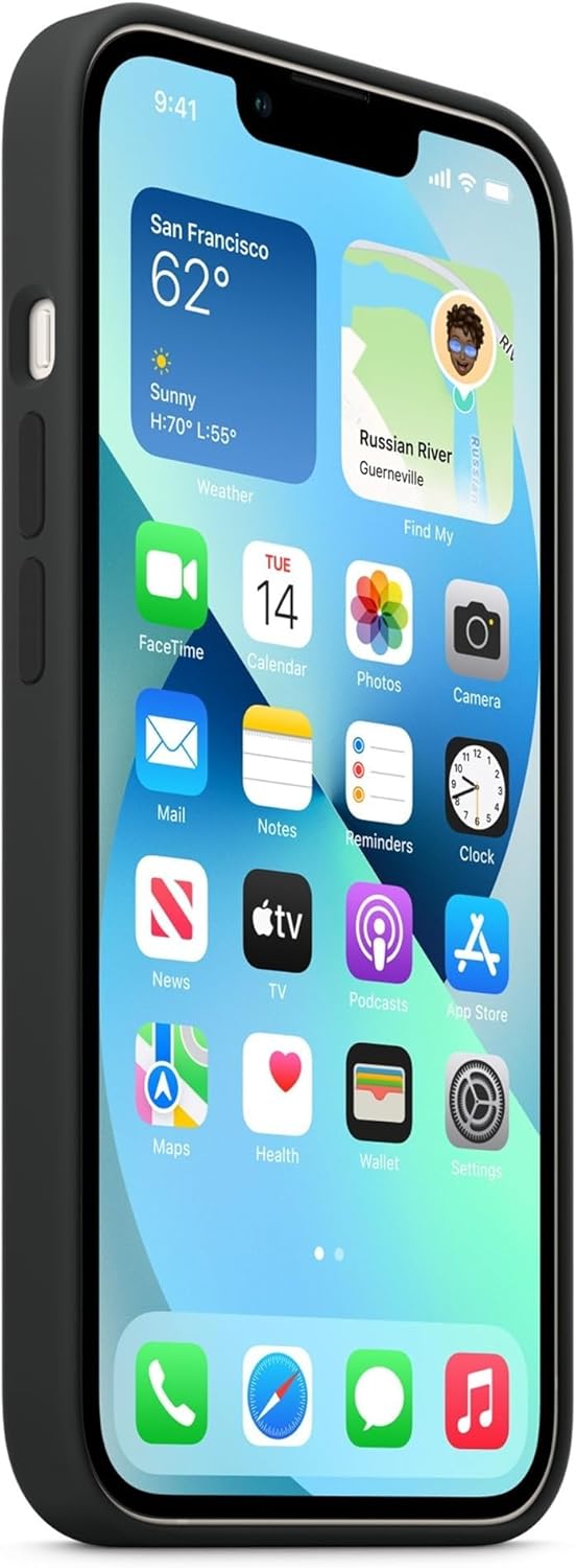 iphone 13 - Coque en silicone Apple avec MagSafe (pour iPhone 13) - Minuit – Image 7