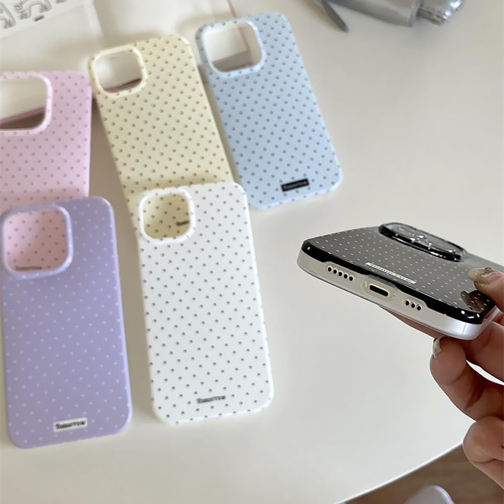 Coque iPhone 17 silicone TPU motif pois esthétique | France Coques – Image 8