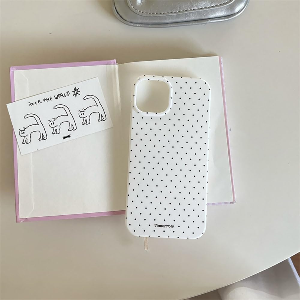 Coque iPhone 17 silicone TPU motif pois esthétique | France Coques – Image 9
