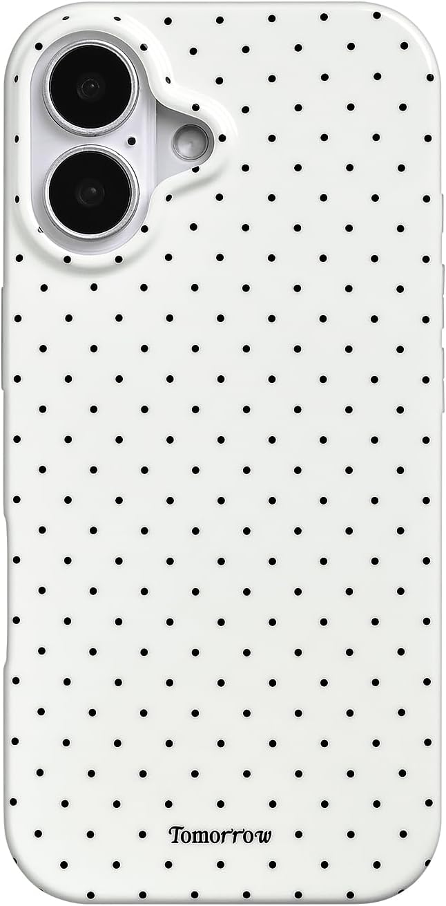 Coque iPhone 17 silicone TPU motif pois esthétique | France Coques – Image 2