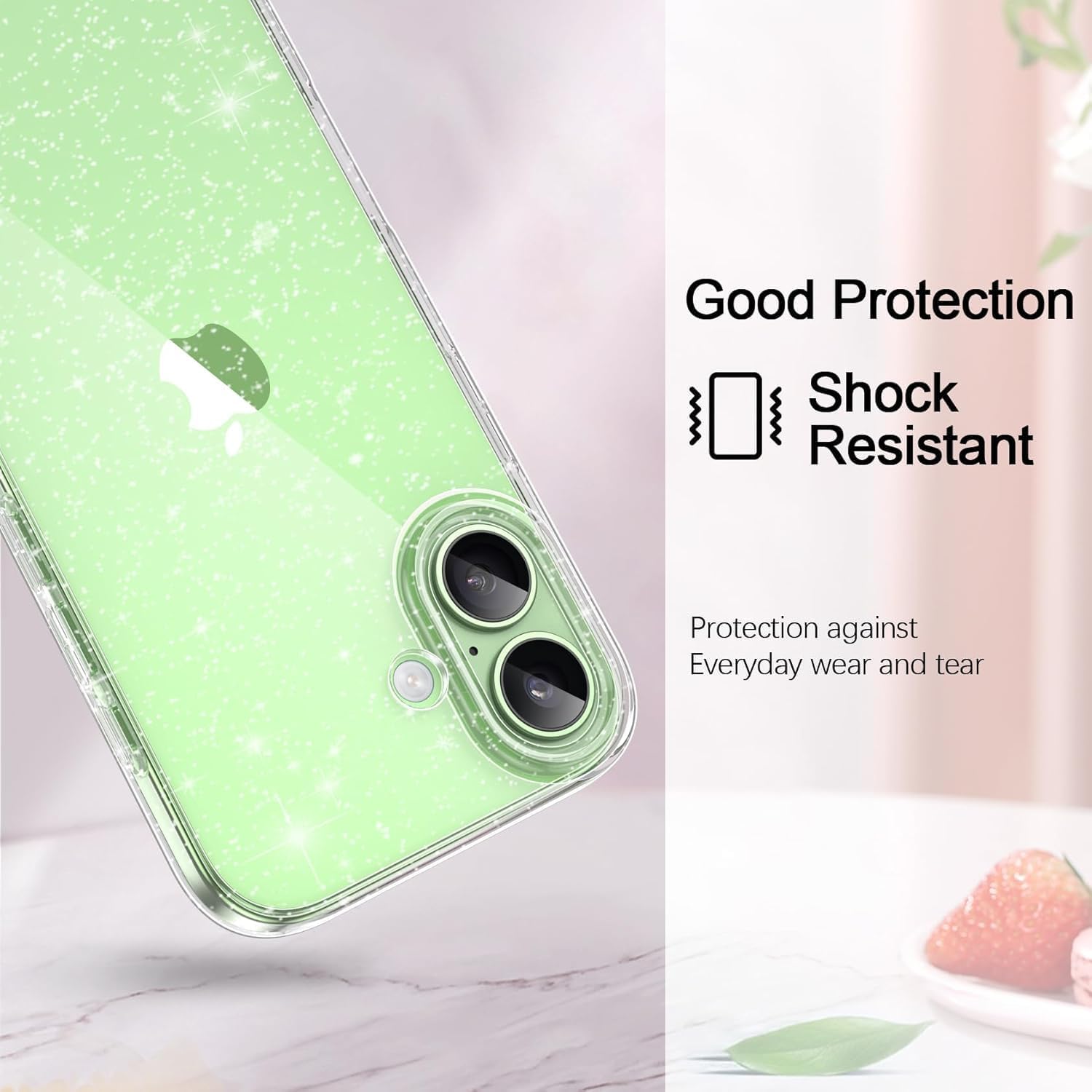 Coque iPhone 17 silicone TPU pailleté | France Coques – Image 7