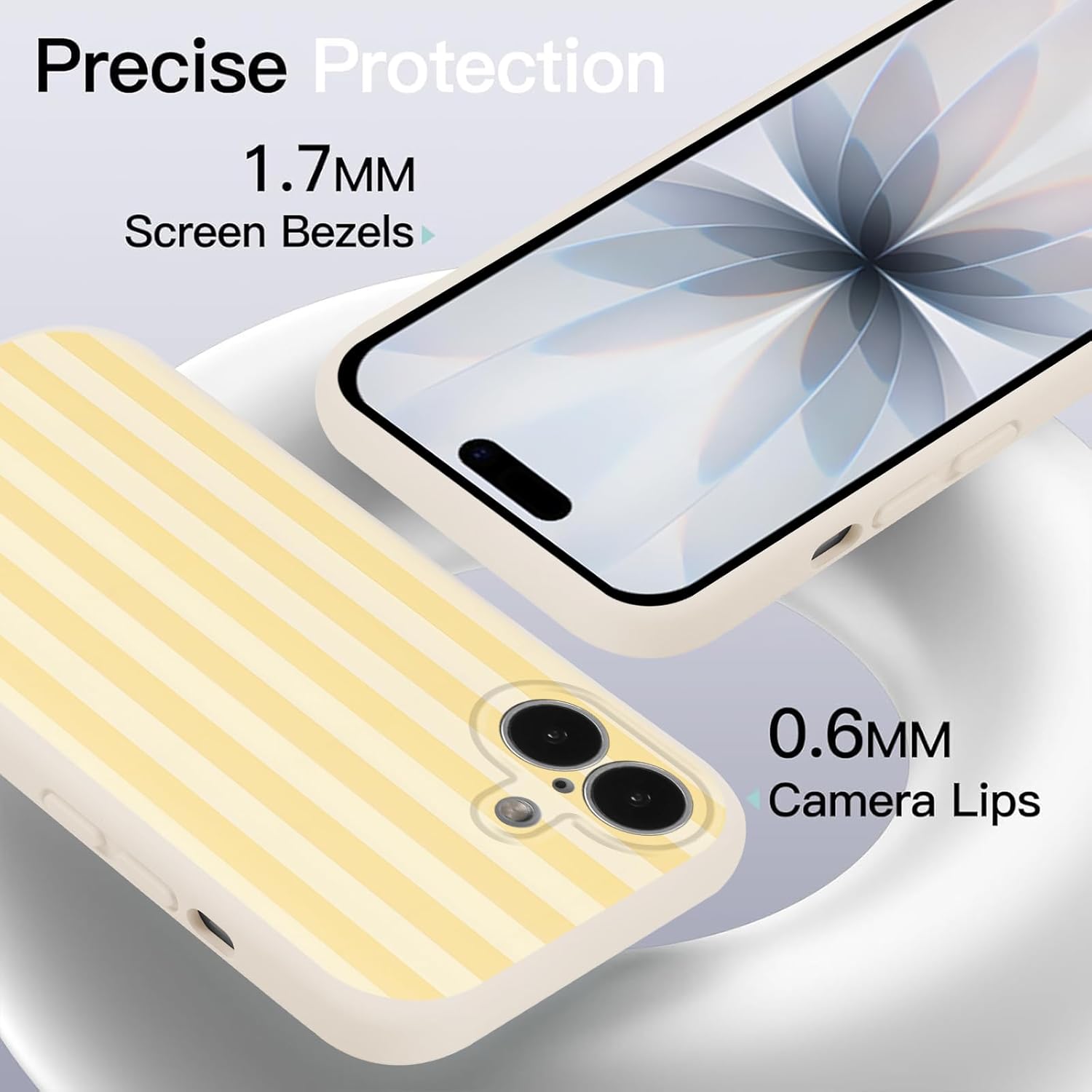 Coque iPhone 17 silicone rayures jaunes | France Coques – Image 6