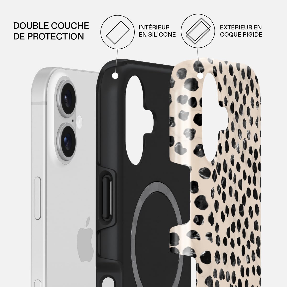 Coque iPhone 17 hybride TPU résistante aux chocs | France Coques – Image 3