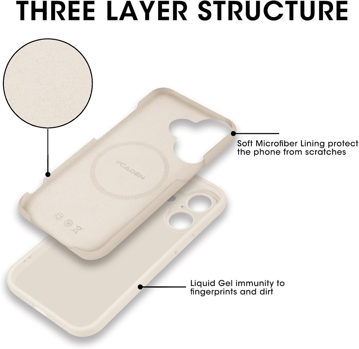 Coque iPhone 17 silicone rayures jaunes | France Coques – Image 4