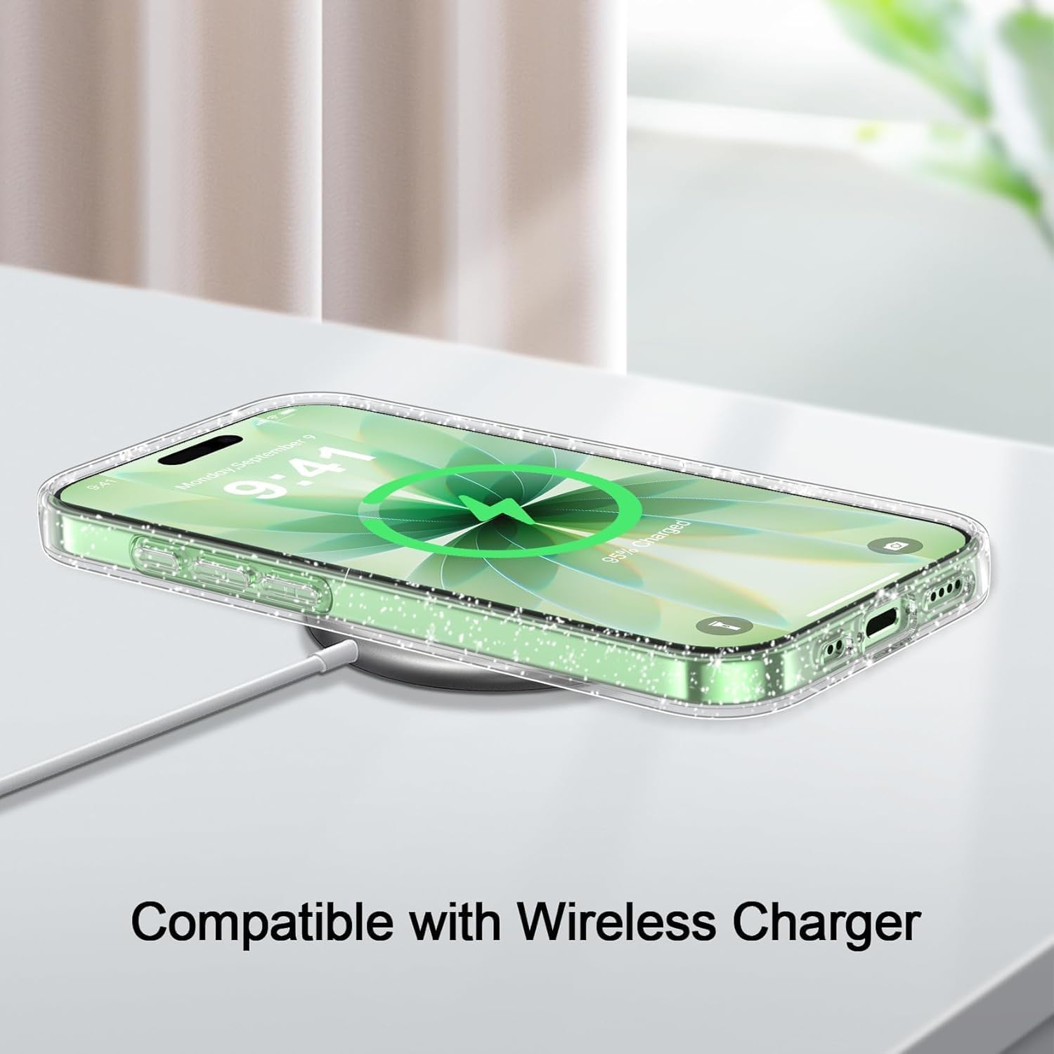 Coque iPhone 17 silicone TPU pailleté | France Coques – Image 6