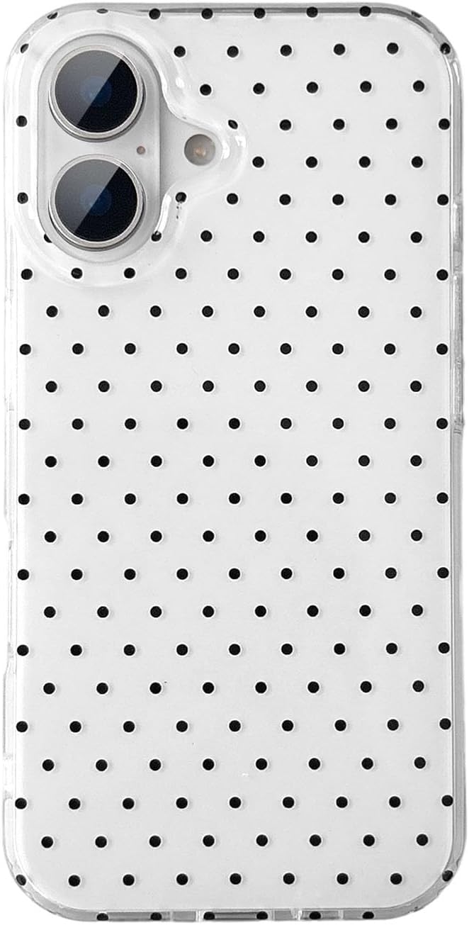 Coque iPhone 17 silicone TPU motif à pois esthétique | France Coques – Image 2
