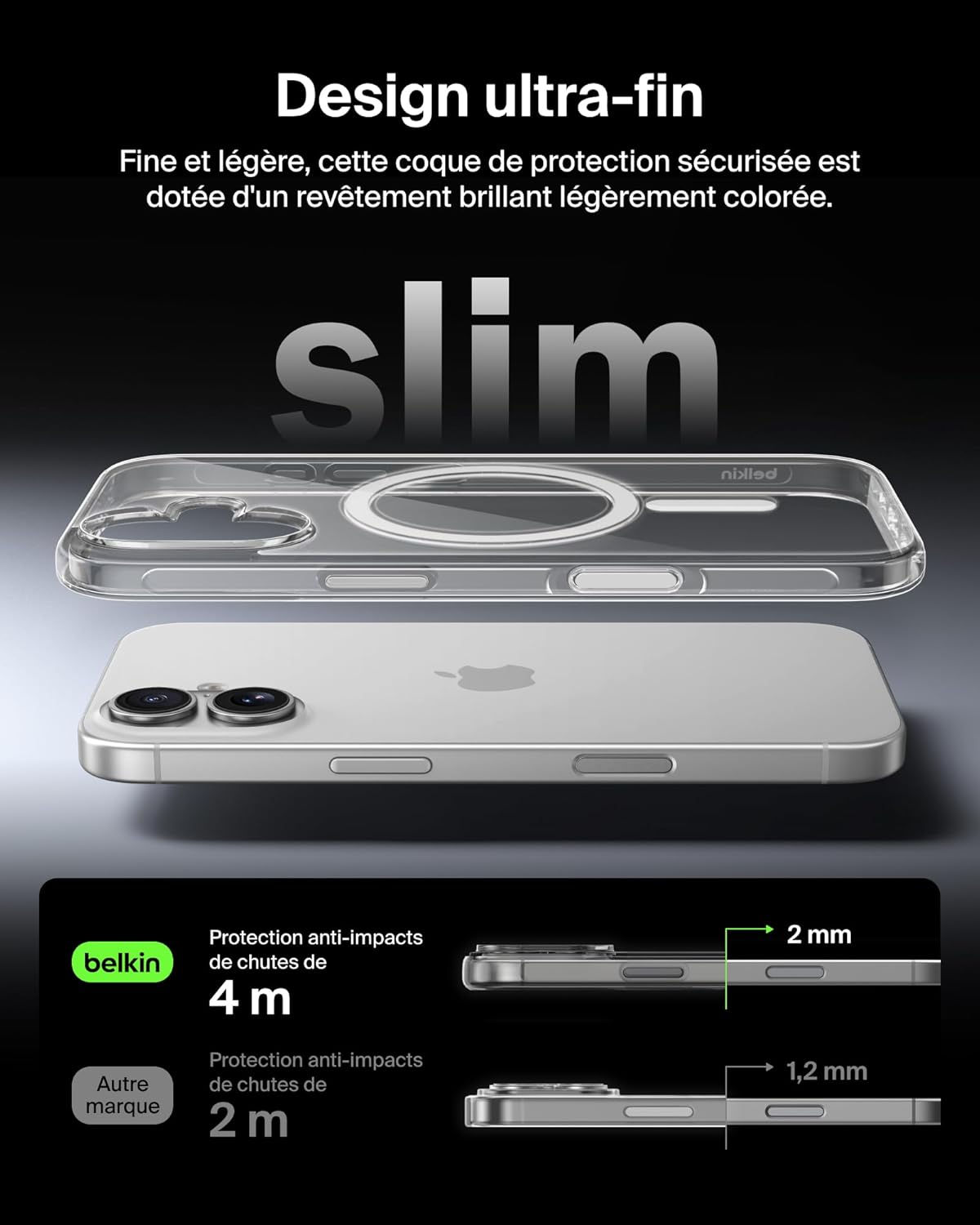Coque iPhone 17 transparente anti-rayures | France Coques – Image 8