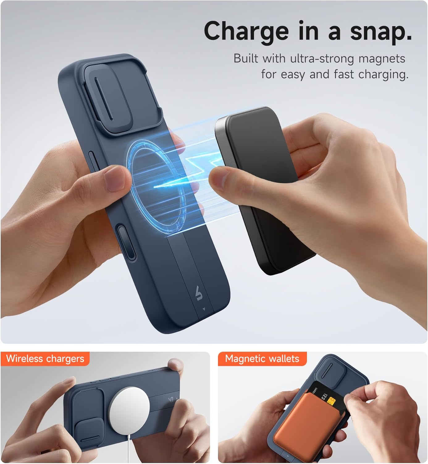 Coque iPhone 17 magnétique avec couvercle coulissant | France Coques – Image 4
