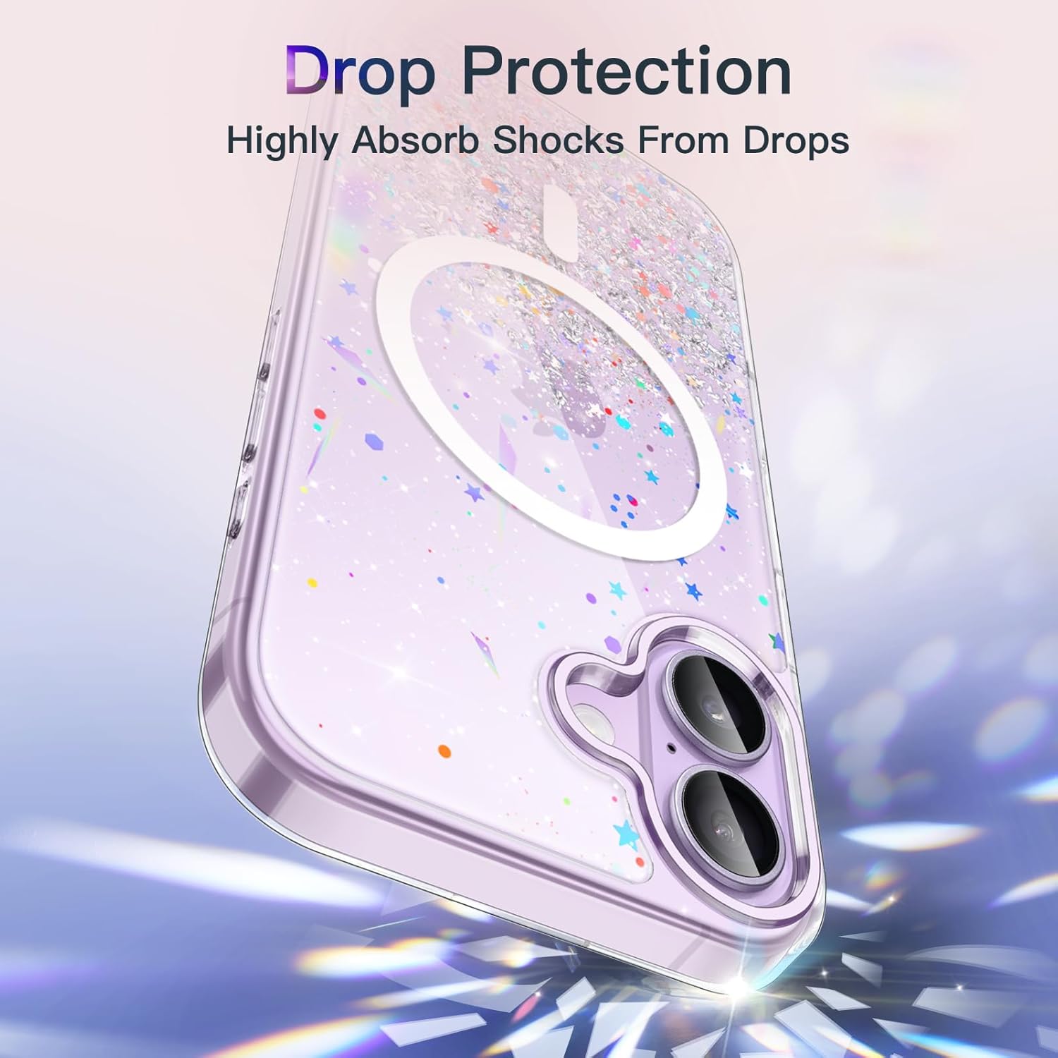 Coque iPhone 17 Transparent Paillettes MagSafe | France Coques – Image 6