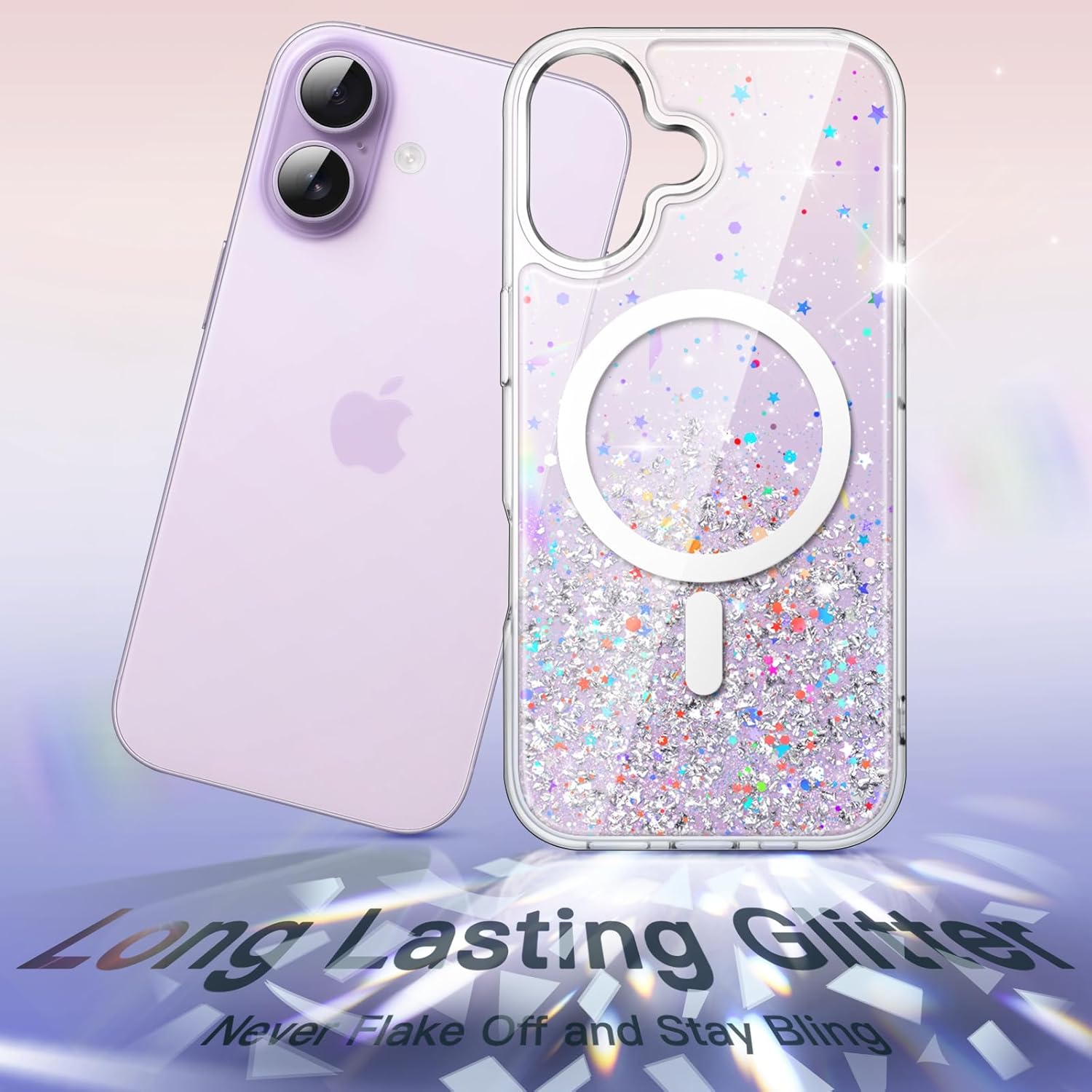 Coque iPhone 17 Transparent Paillettes MagSafe | France Coques – Image 4