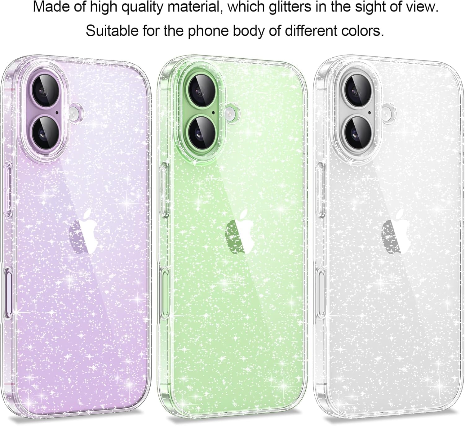 Coque iPhone 17 silicone TPU pailleté | France Coques – Image 4