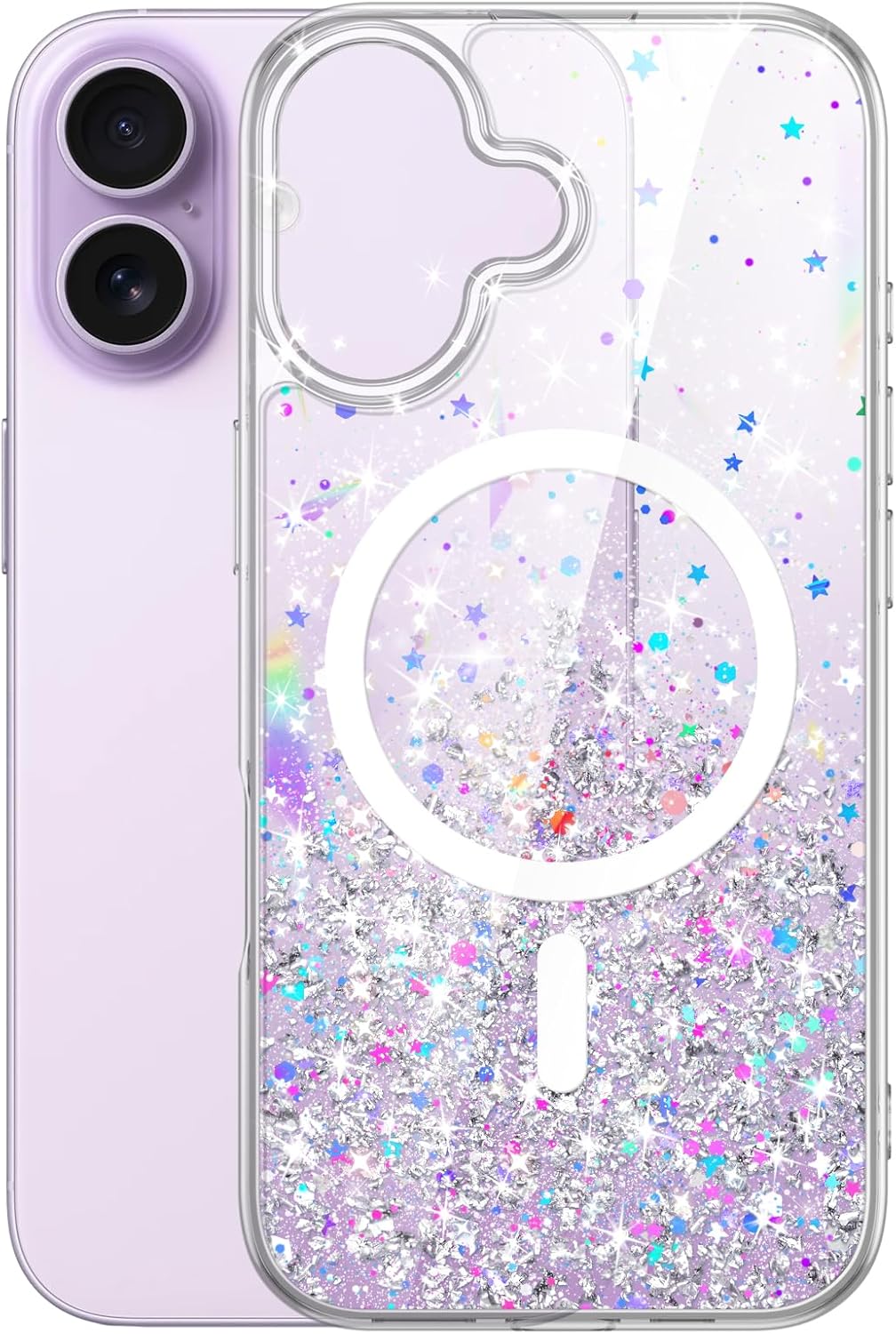 Coque iPhone 17 Transparent Paillettes MagSafe | France Coques – Image 2