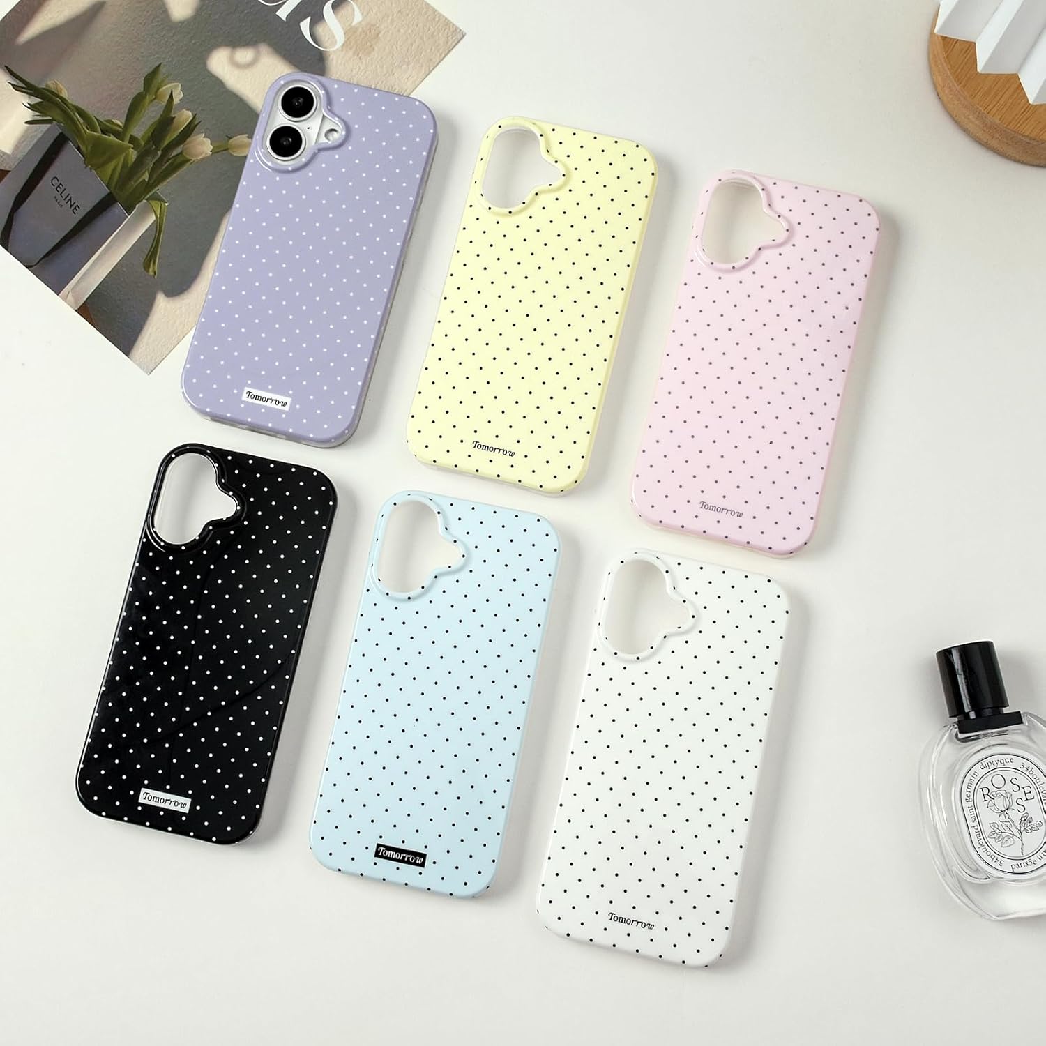 Coque iPhone 17 silicone TPU motif à pois | France Coques – Image 5
