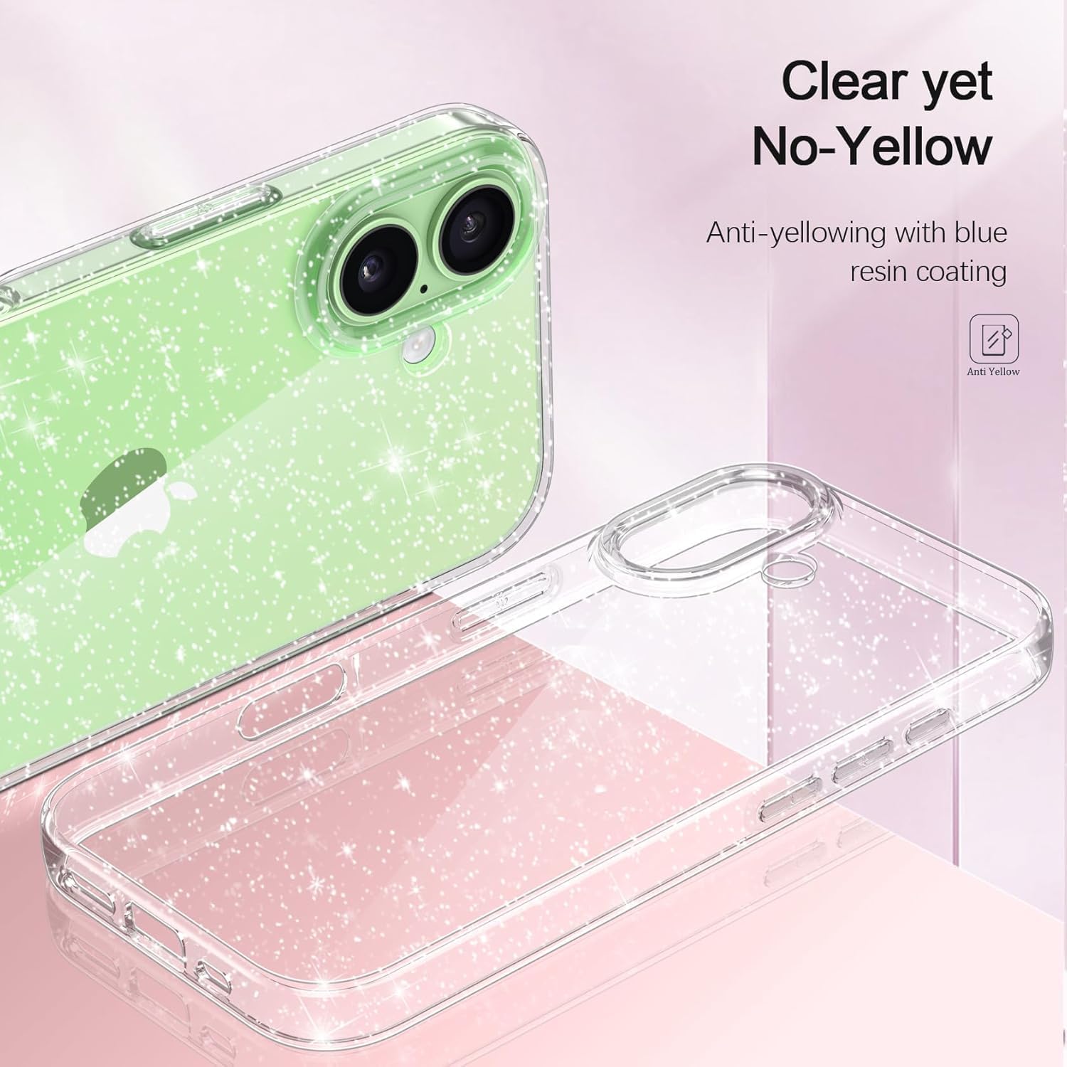 Coque iPhone 17 silicone TPU pailleté | France Coques – Image 8