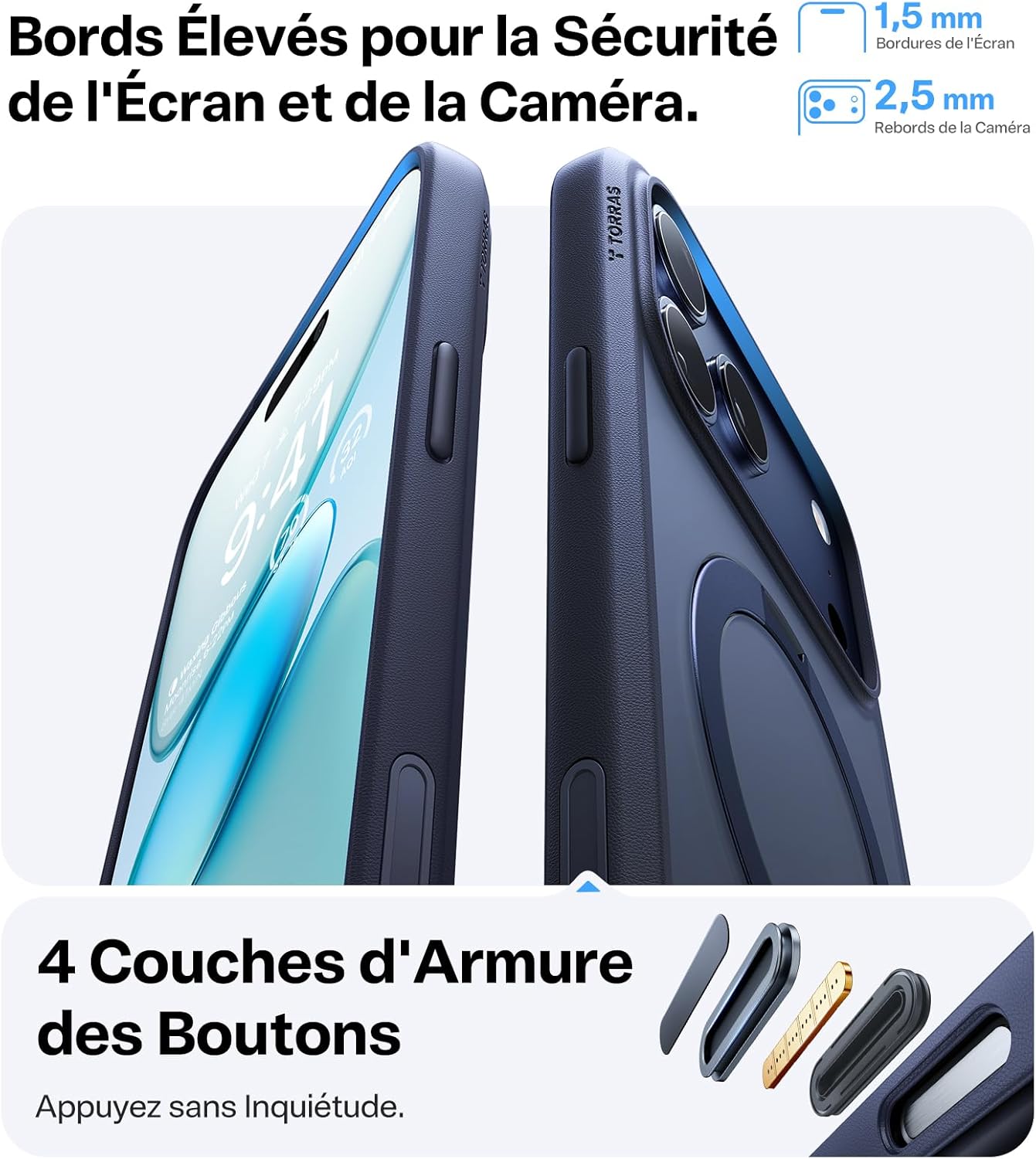 Coque iPhone 17 Pro Max antidérapante 360° | France Coques – Image 8