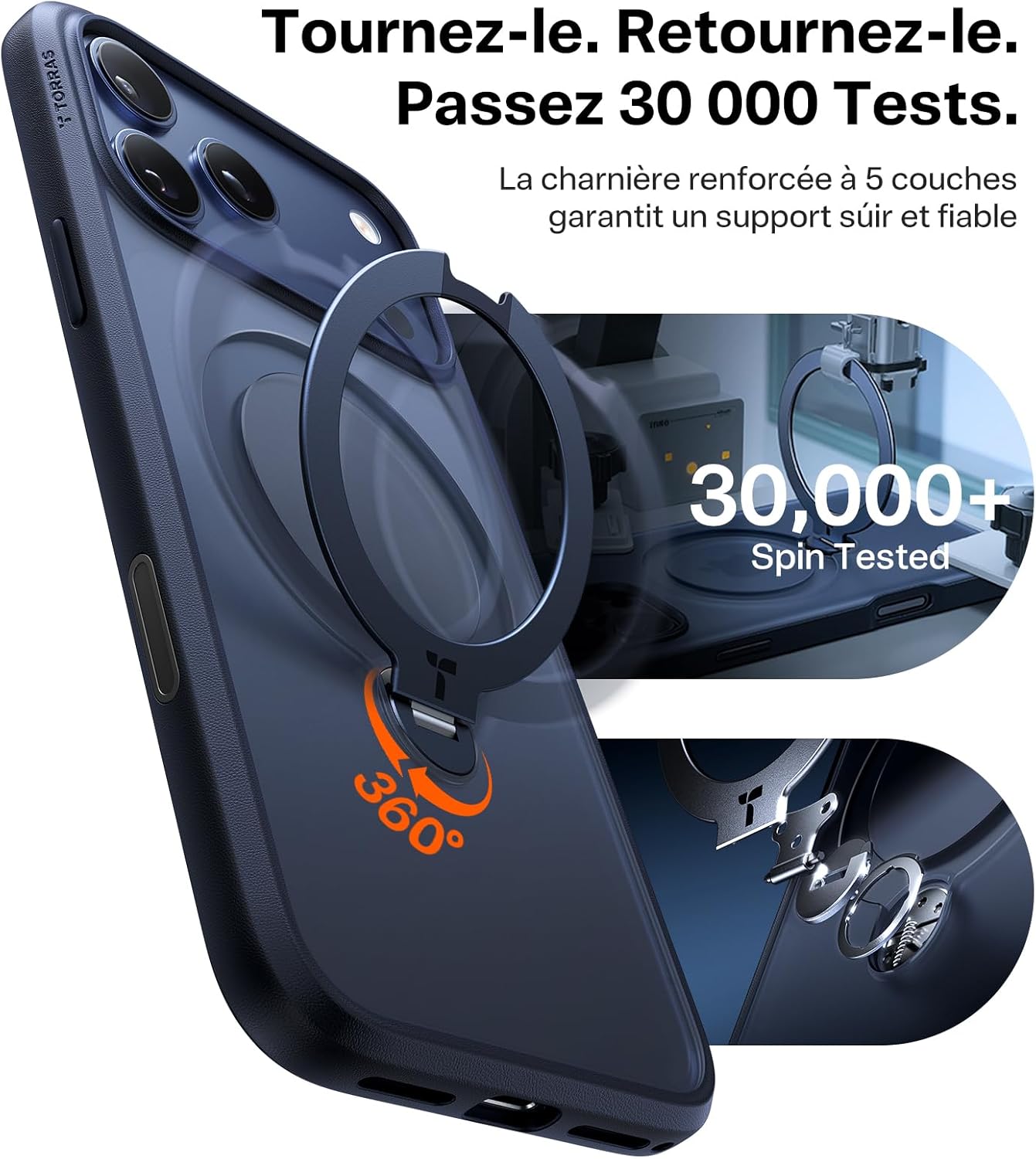 Coque iPhone 17 Pro Max antidérapante 360° | France Coques – Image 7