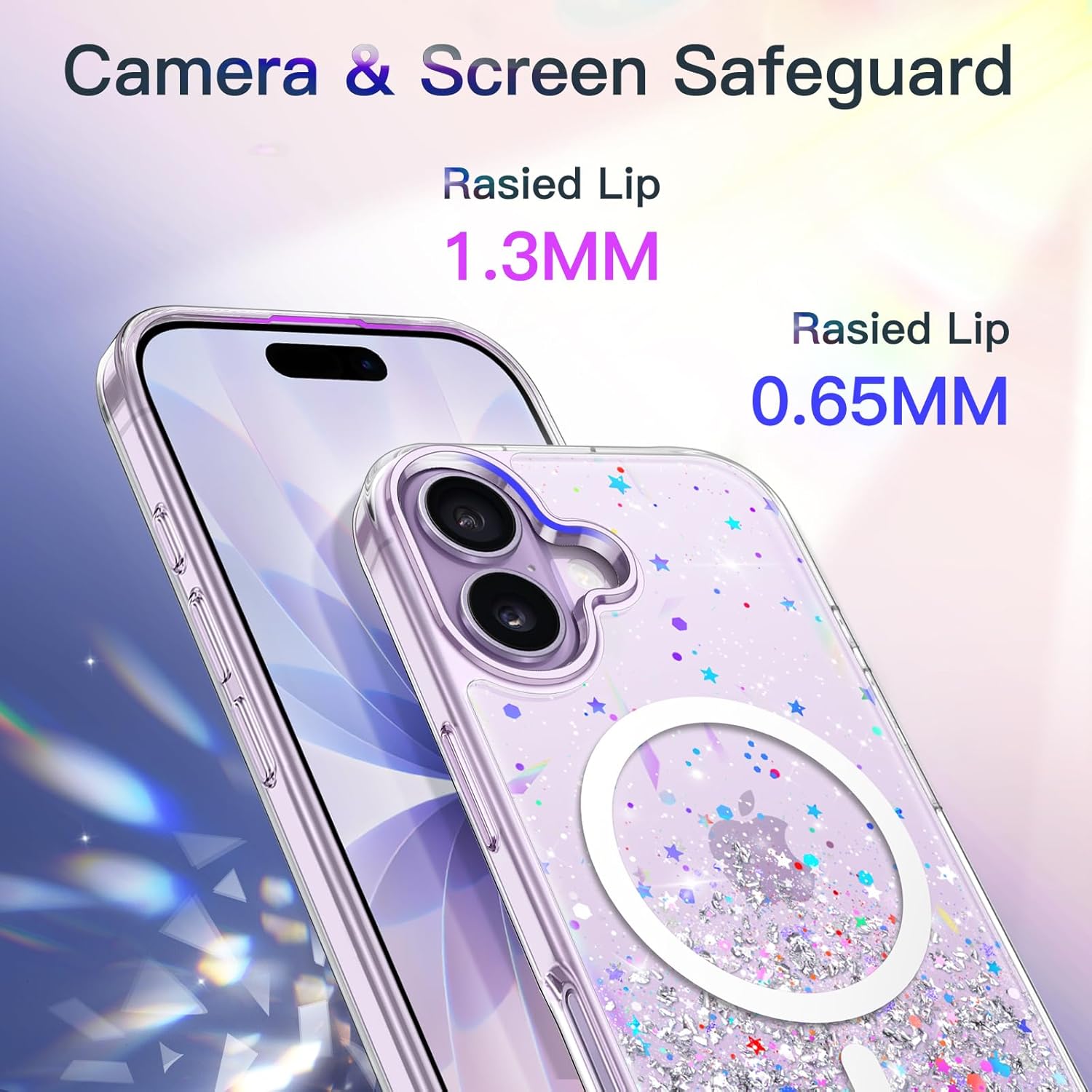 Coque iPhone 17 Transparent Paillettes MagSafe | France Coques – Image 7