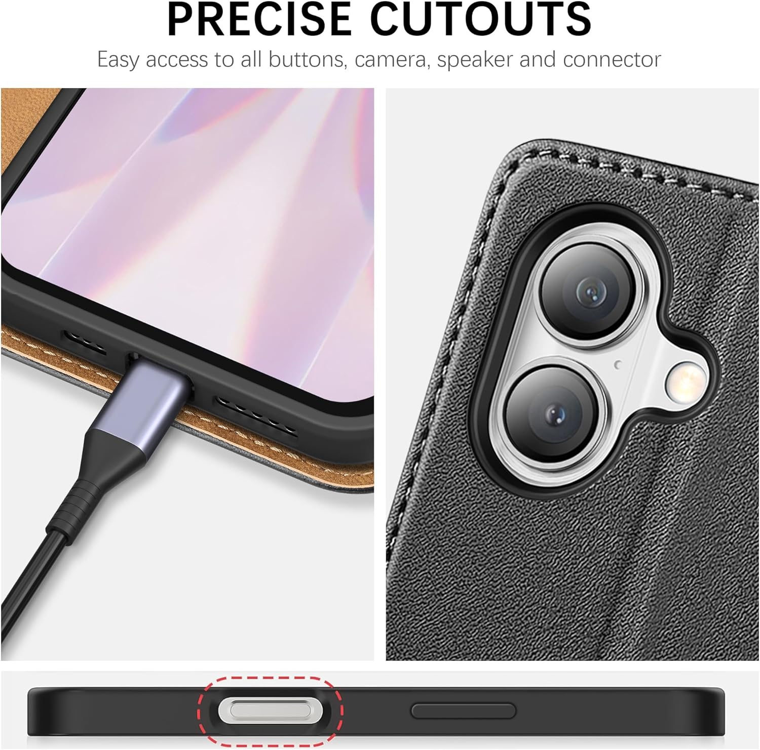 Coque iPhone 17 cuir premium rabat | France Coques – Image 8
