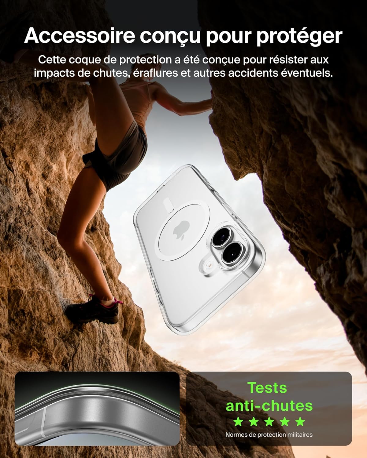 Coque iPhone 17 transparente anti-rayures | France Coques – Image 3