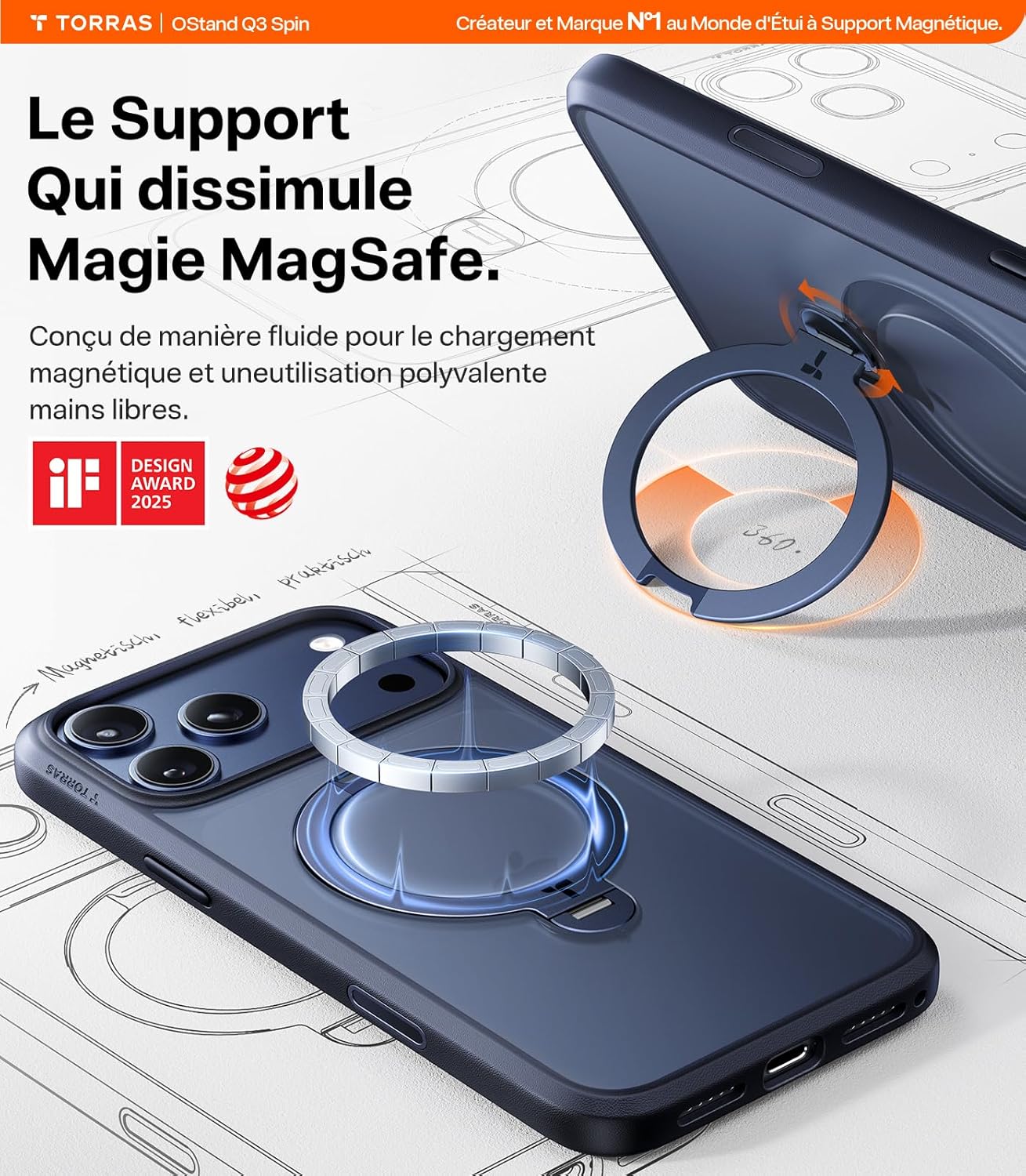 Coque iPhone 17 Pro Max antidérapante 360° | France Coques – Image 6