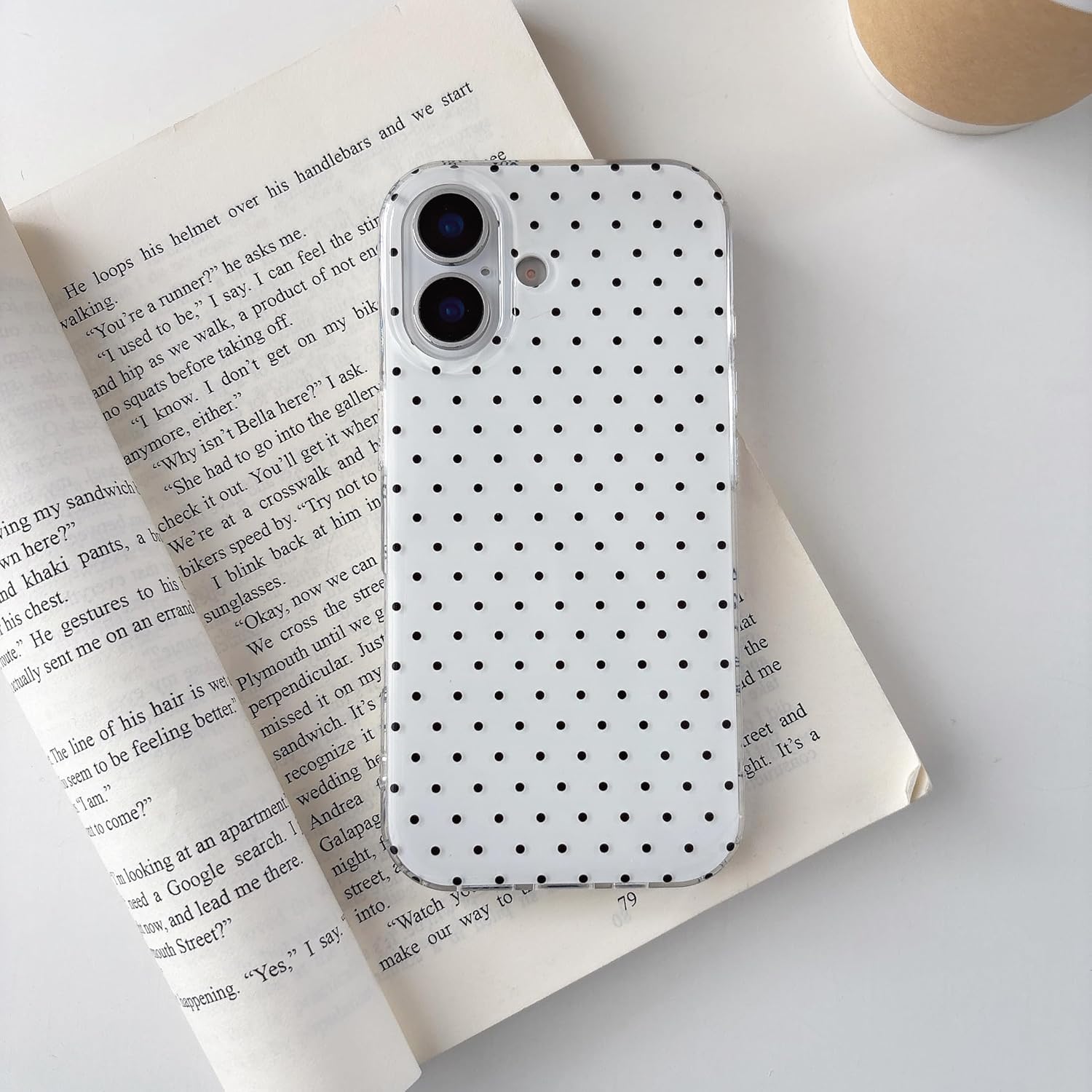 Coque iPhone 17 silicone TPU motif à pois esthétique | France Coques – Image 9