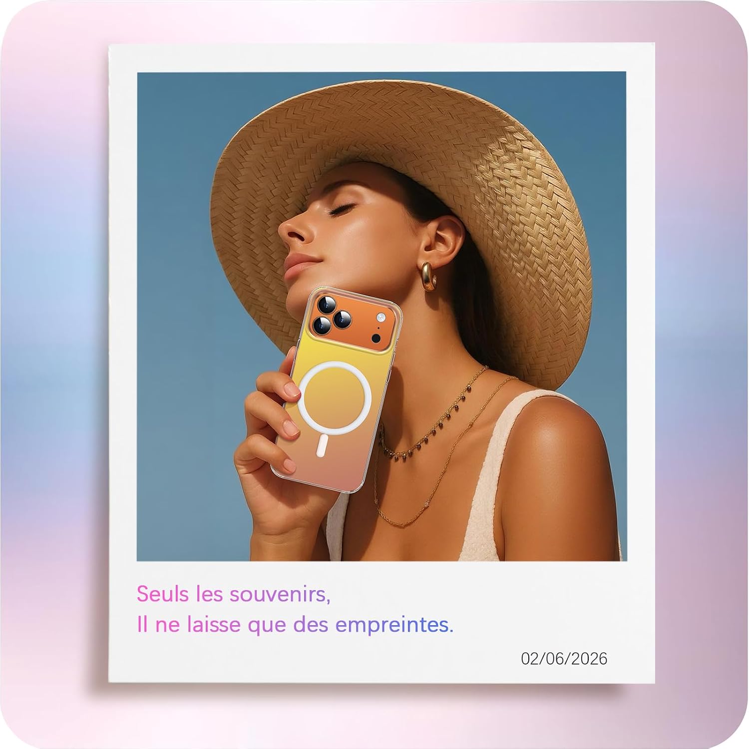 Coque iPhone 18 Pro holographique mate antichoc | France Coques – Image 6